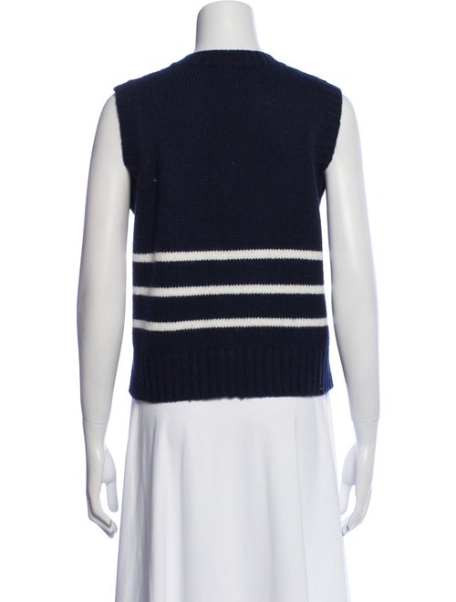 Officine Generale Virgin Wool Striped Sweater