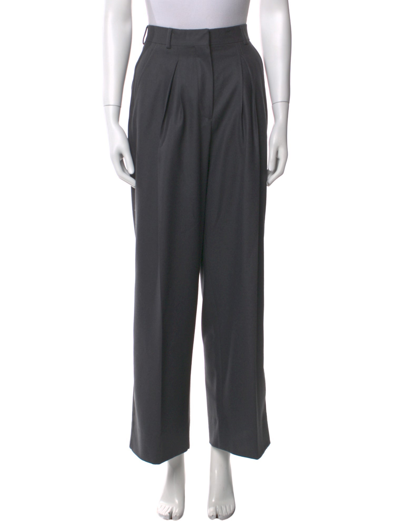 Officine Generale Wool Wide Leg Pants