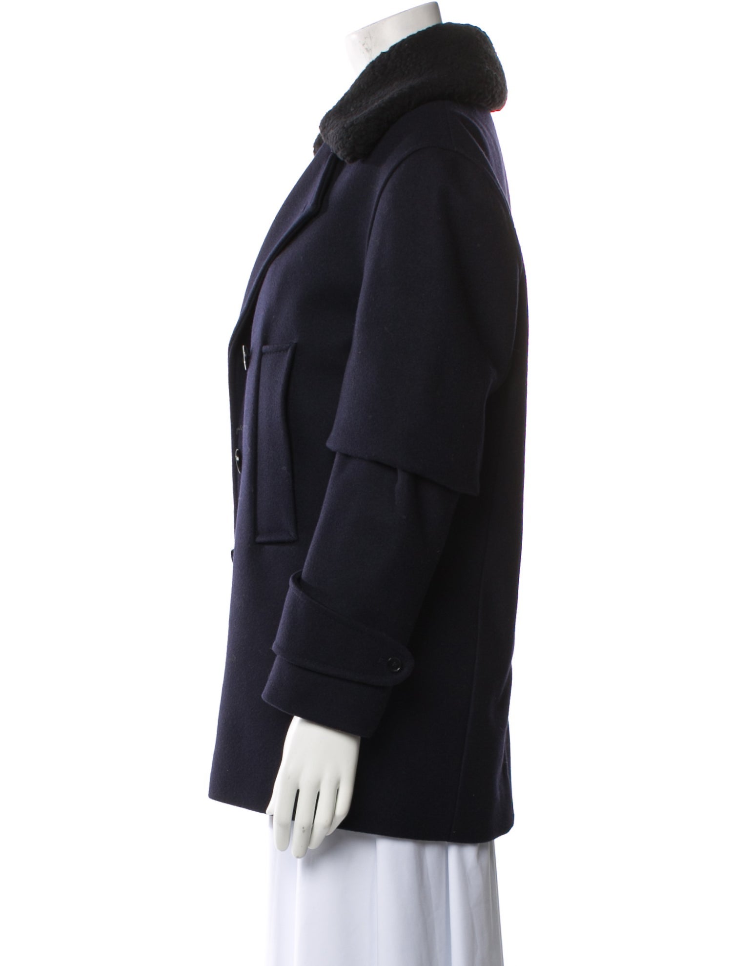 Officine Generale Wool Peacoat