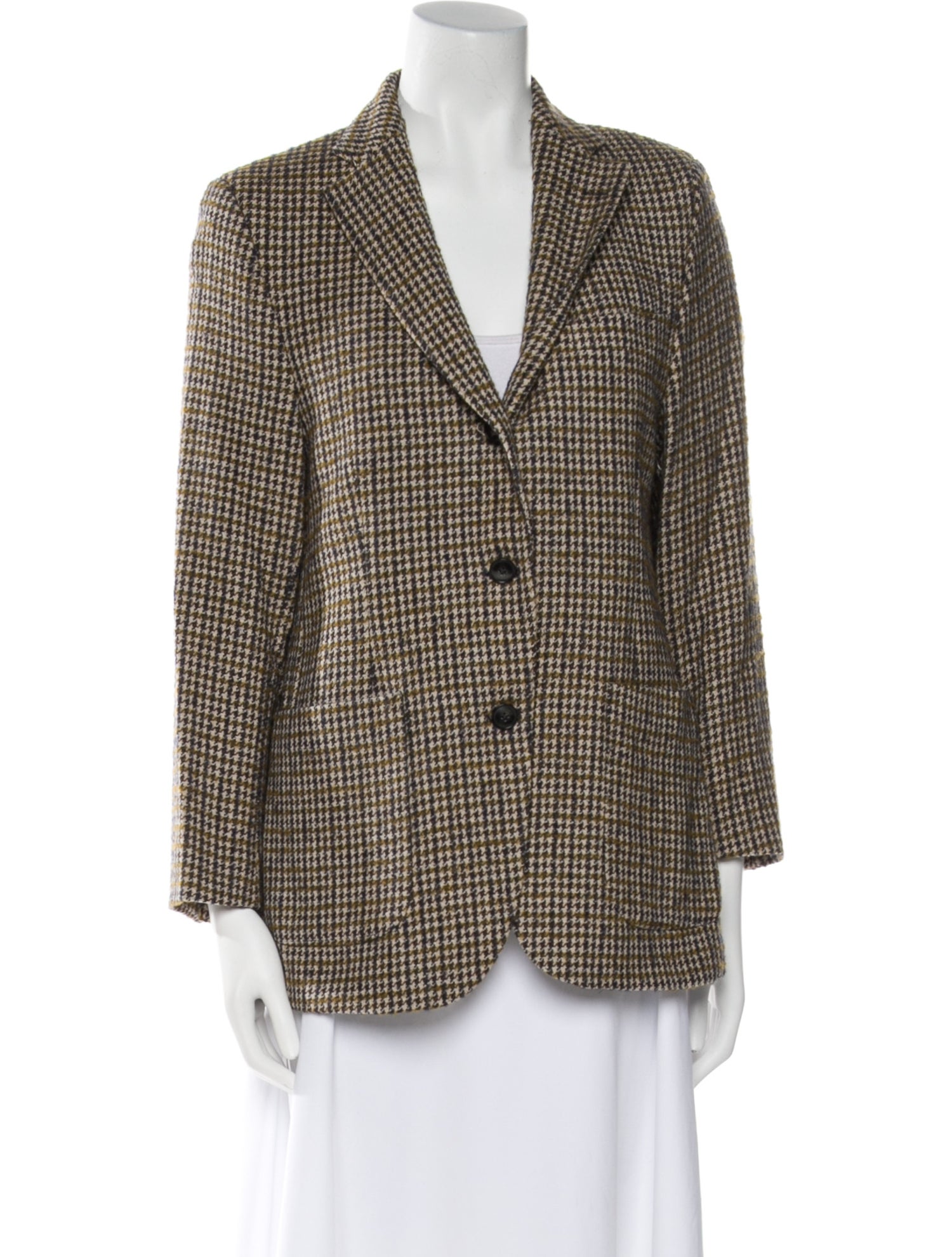 Officine Generale Houndstooth Print Blazer
