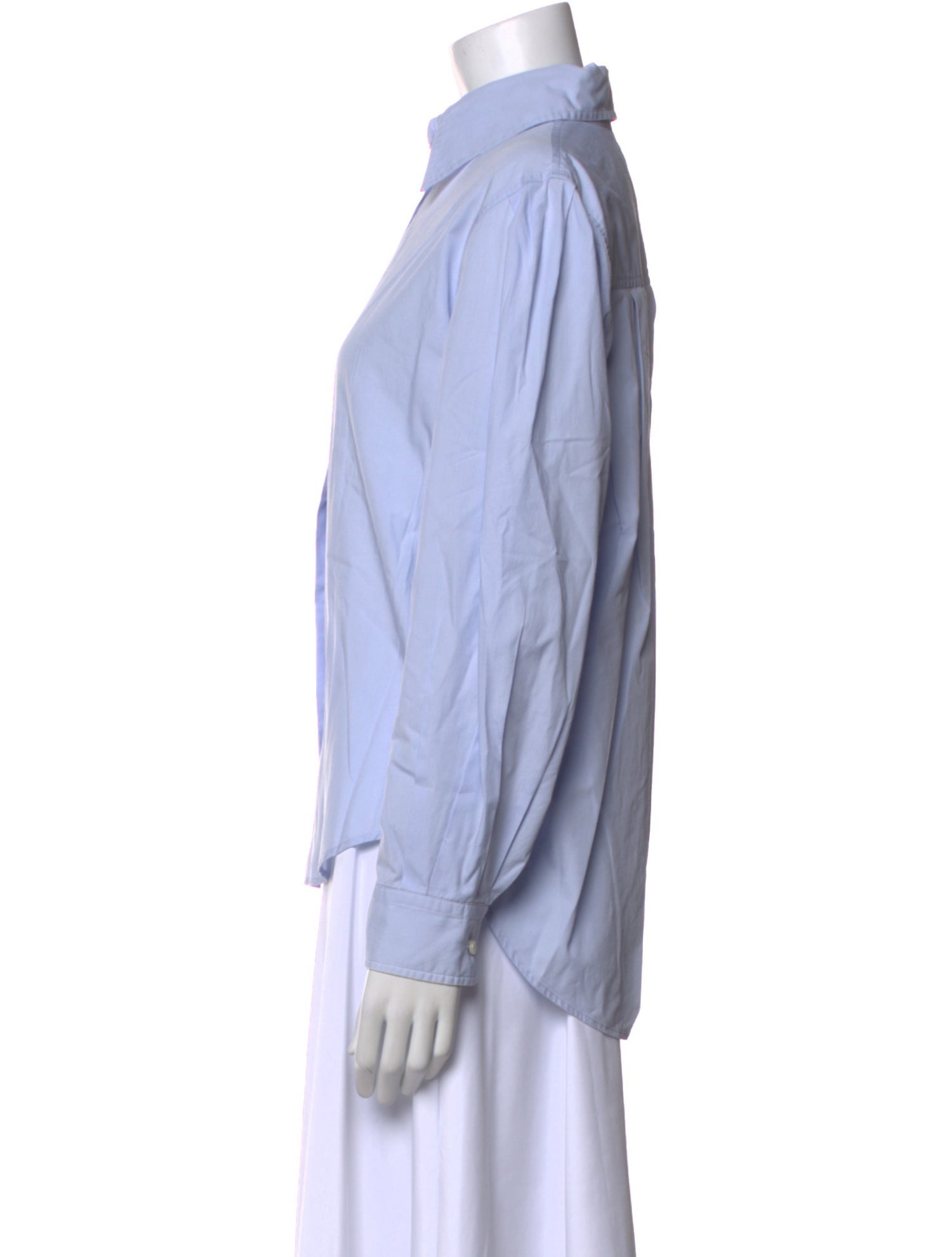 Officine Generale Long Sleeve Button-Up Top