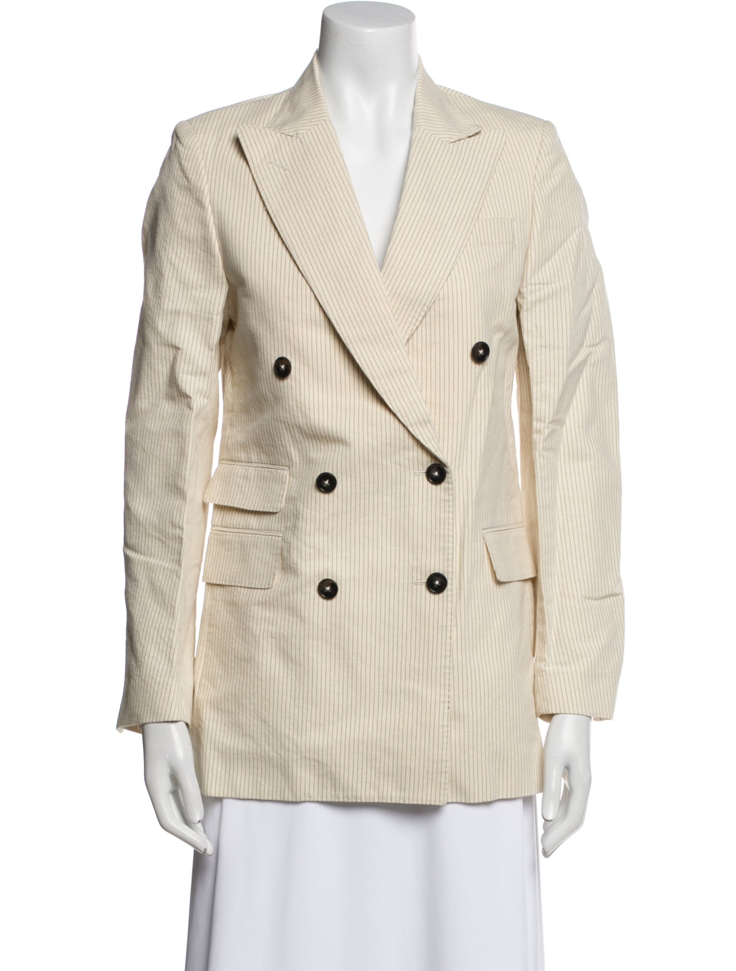 Officine Generale Striped Blazer