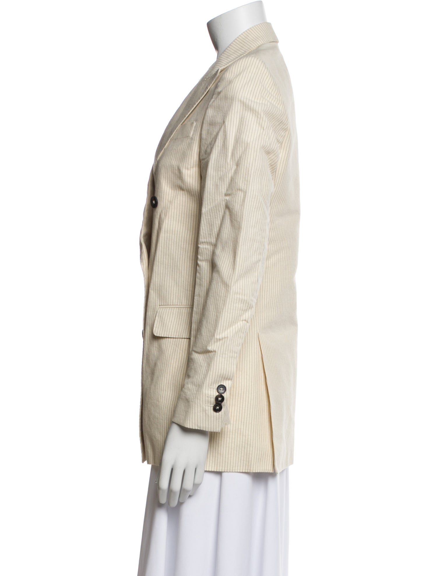 Officine Generale Striped Blazer