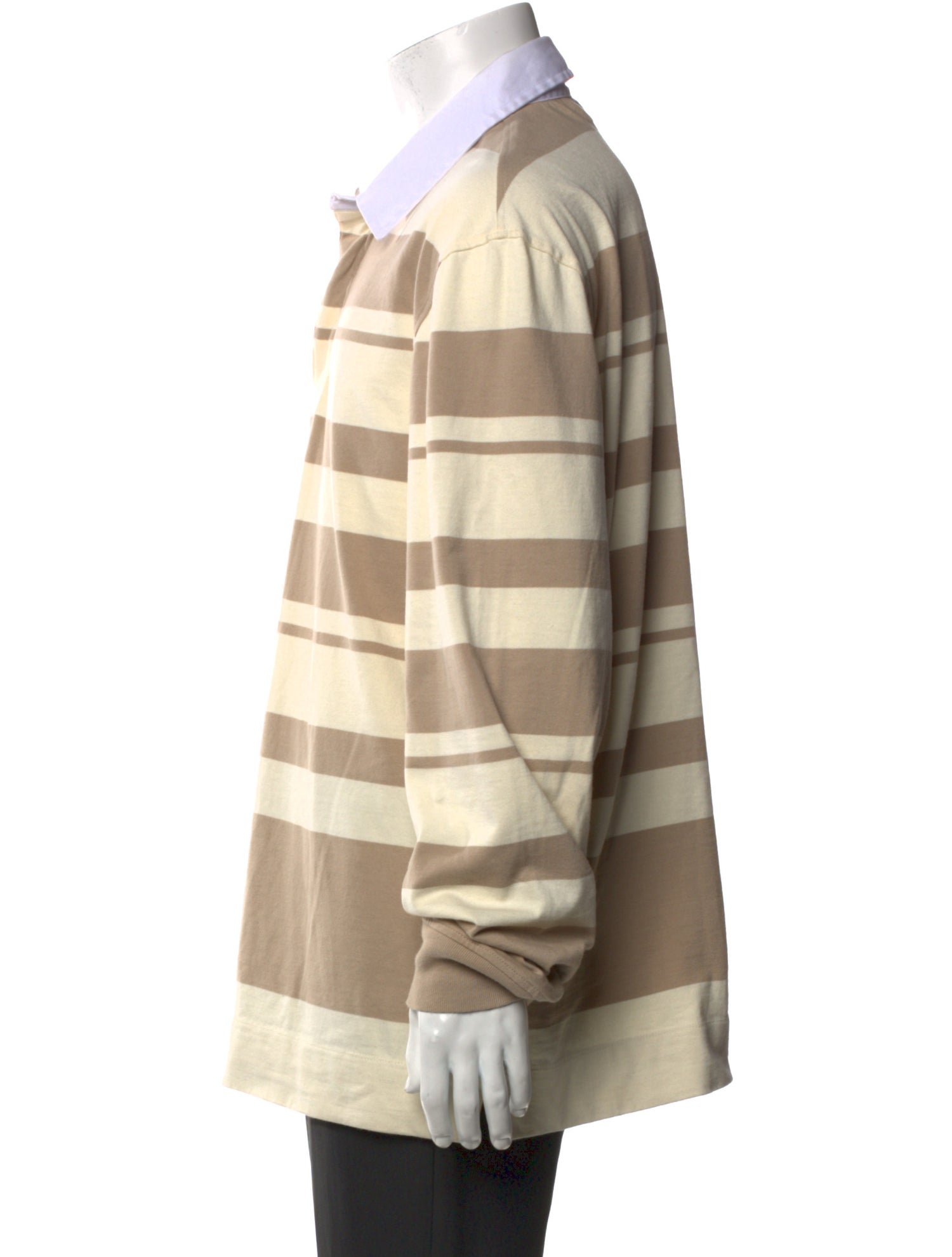 Officine Generale Striped Long Sleeve Shirt