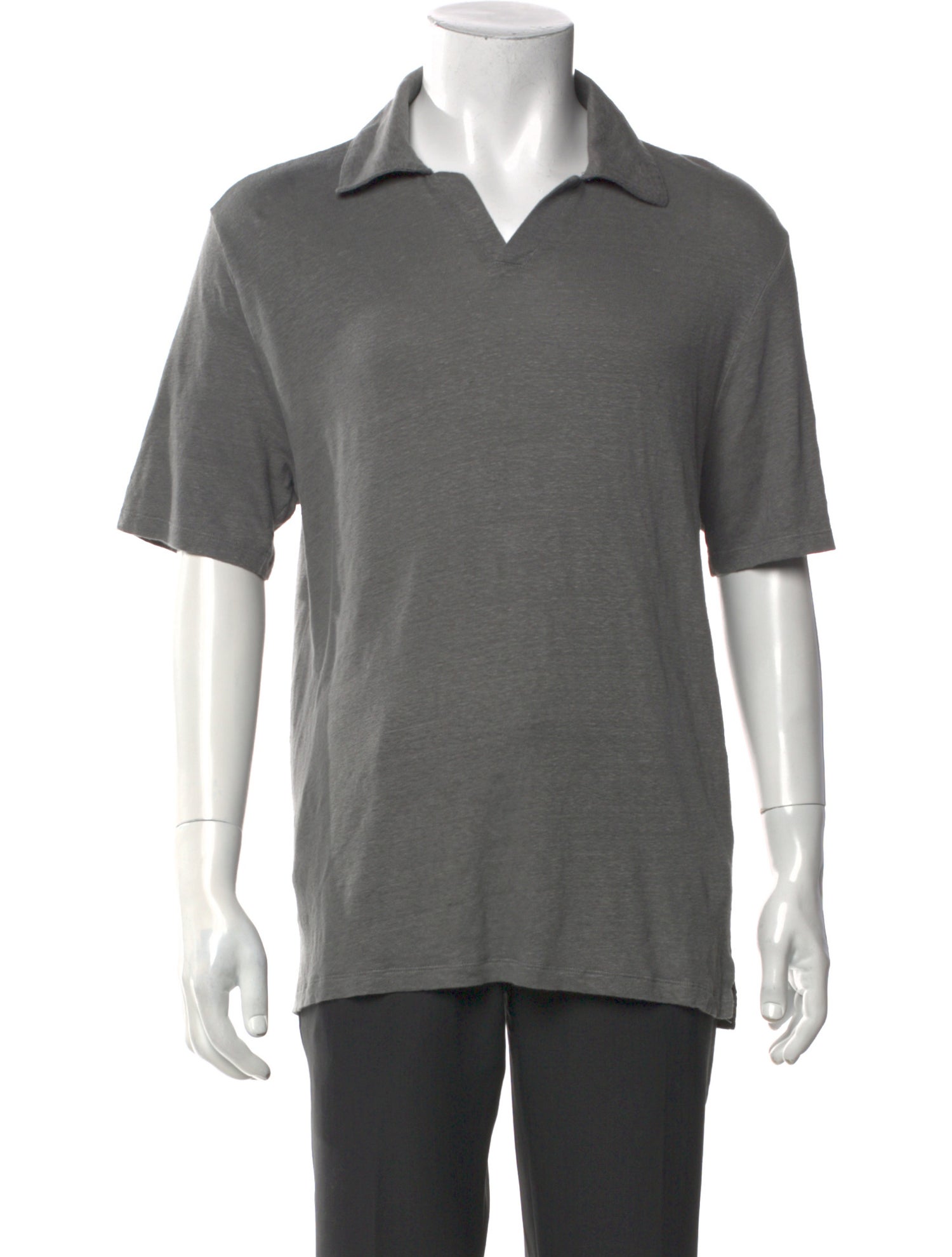 Officine Generale Linen Short Sleeve Shirt