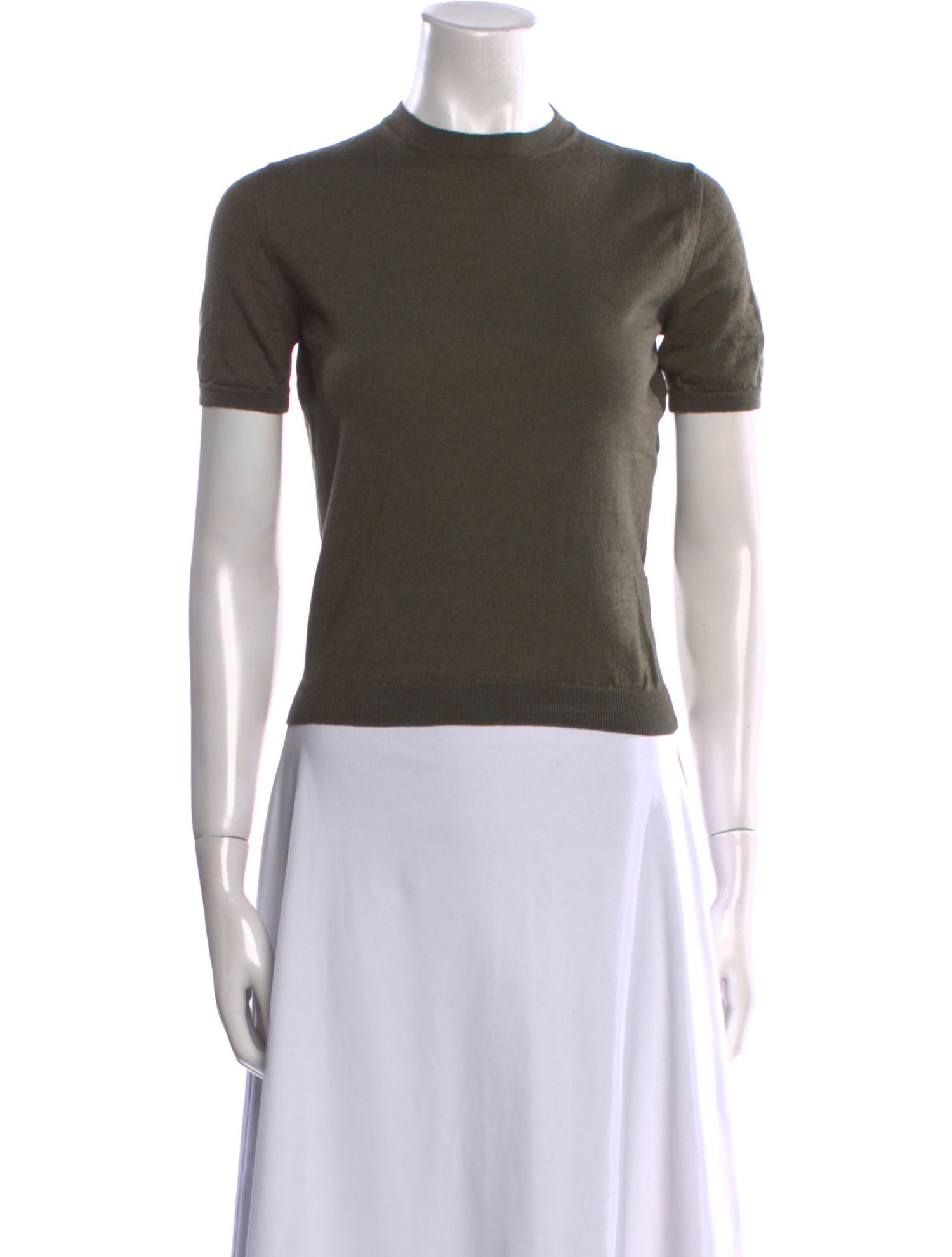 Officine Generale Wool Crew Neck Sweater