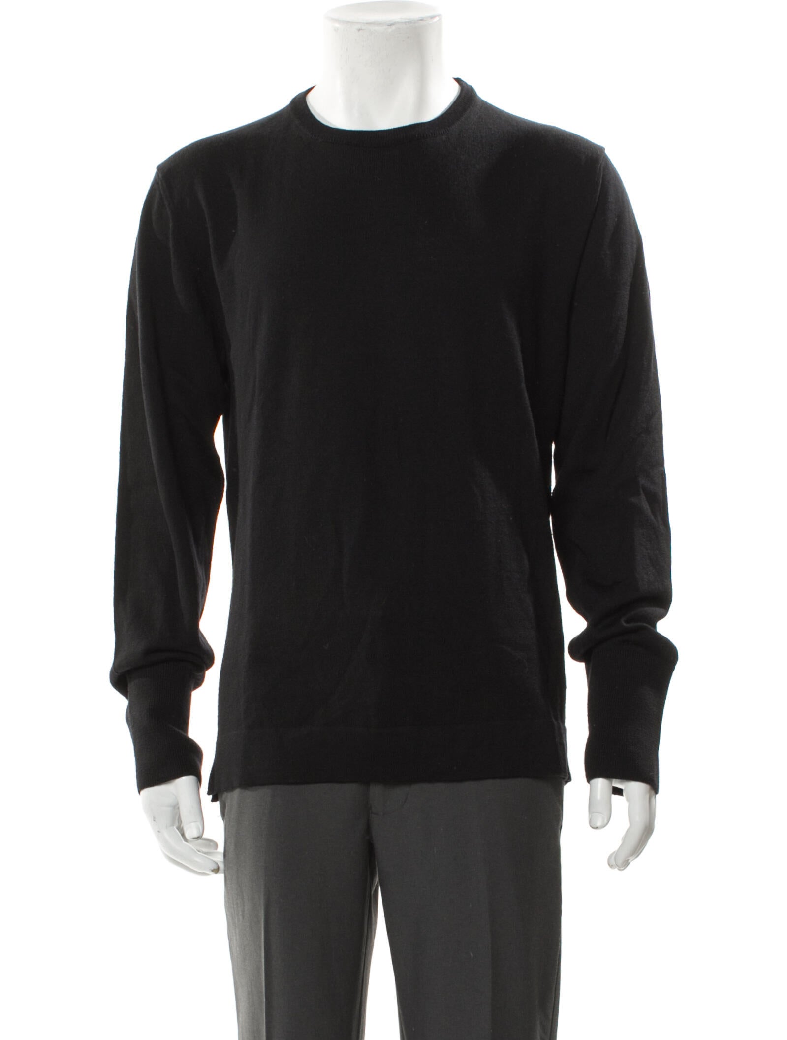 Officine Generale Virgin Wool Crew Neck Pullover
