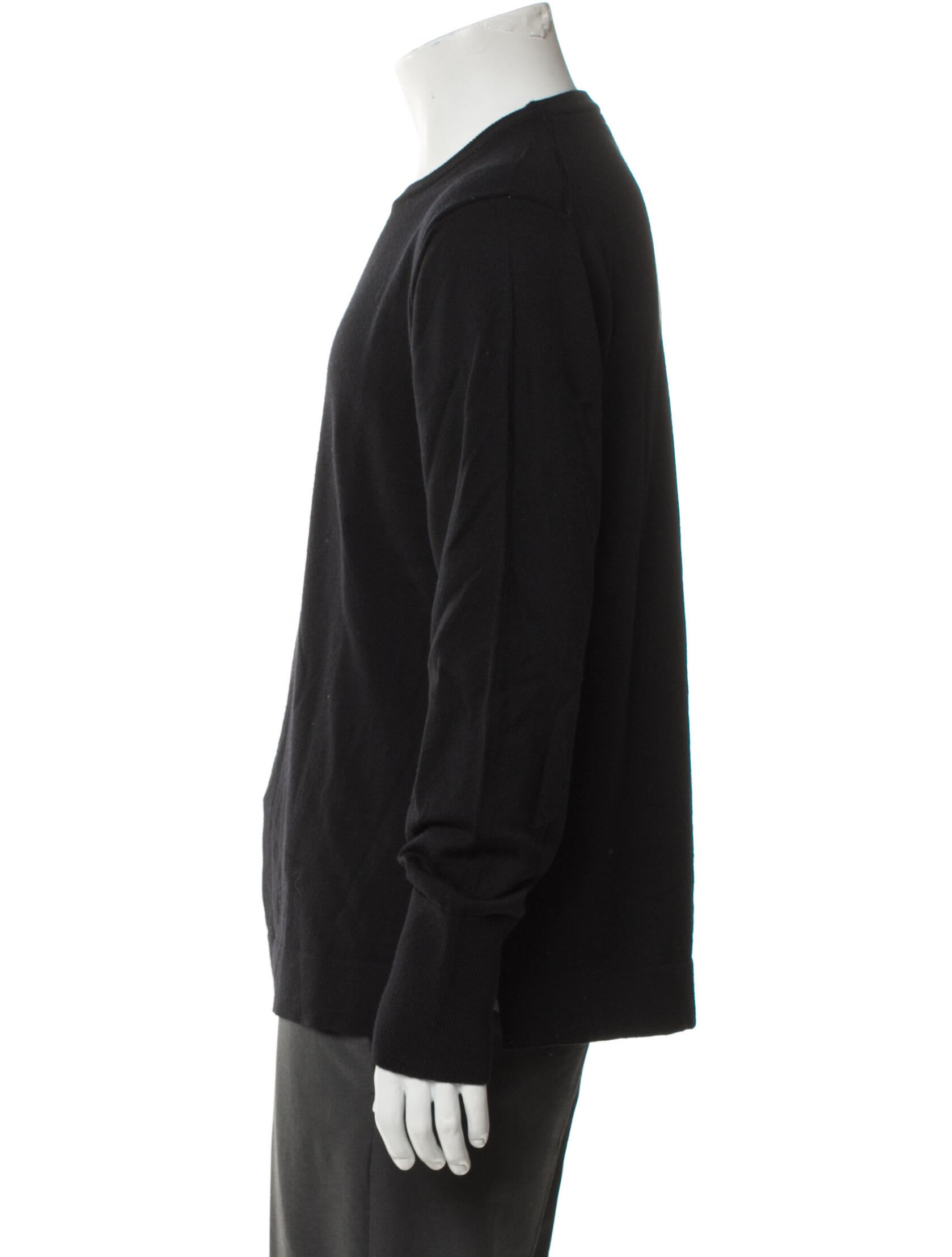 Officine Generale Virgin Wool Crew Neck Pullover