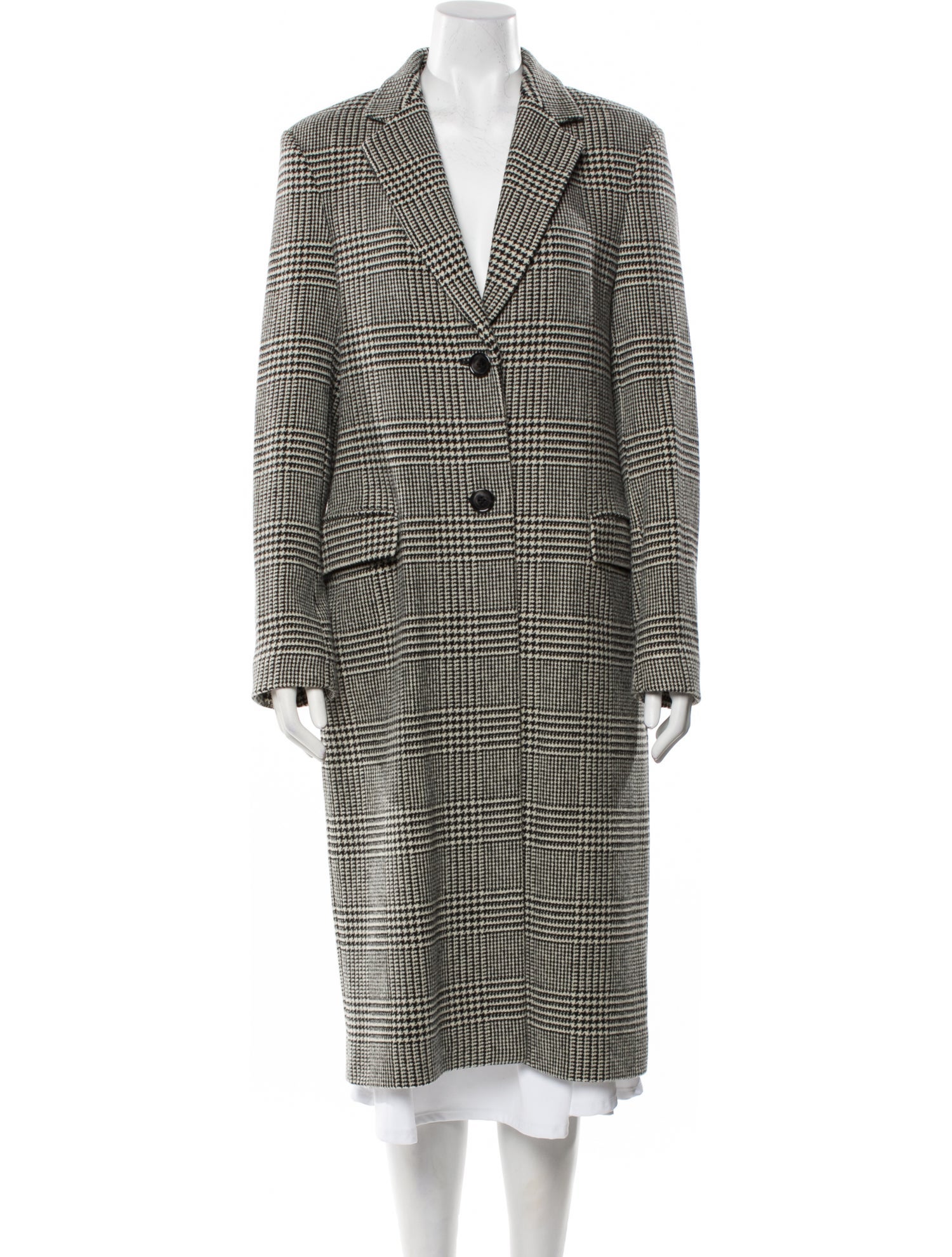 Officine Generale Wool Houndstooth Print Blazer