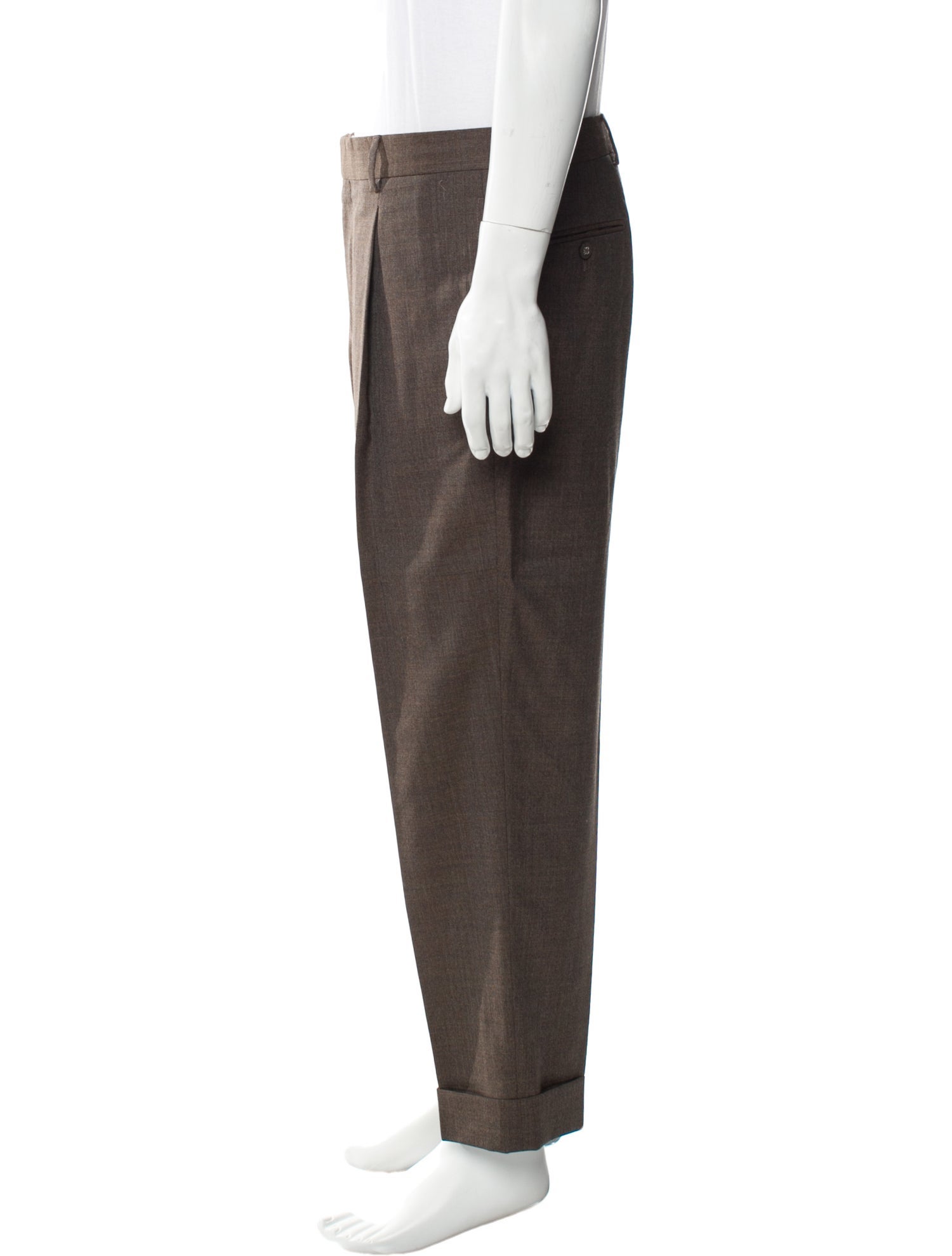 Officine Generale Virgin Wool Dress Pants