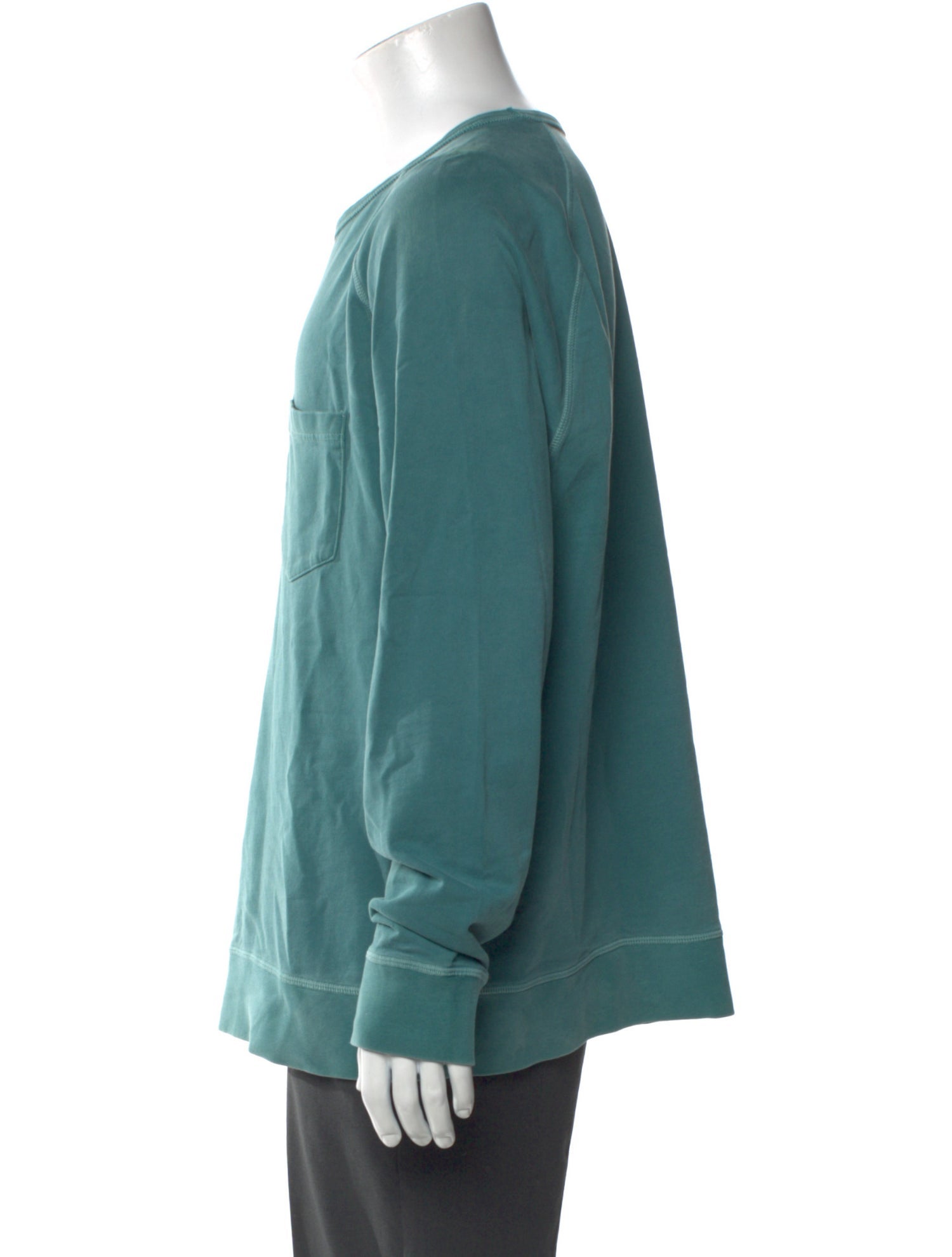 Officine Generale Crew Neck Long Sleeve Sweatshirt