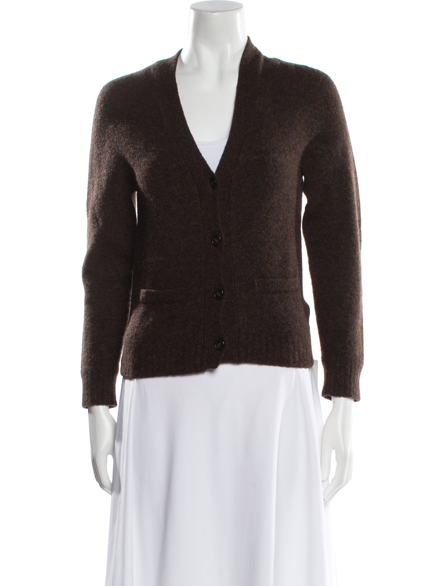 Officine Generale Wool V-Neck Sweater