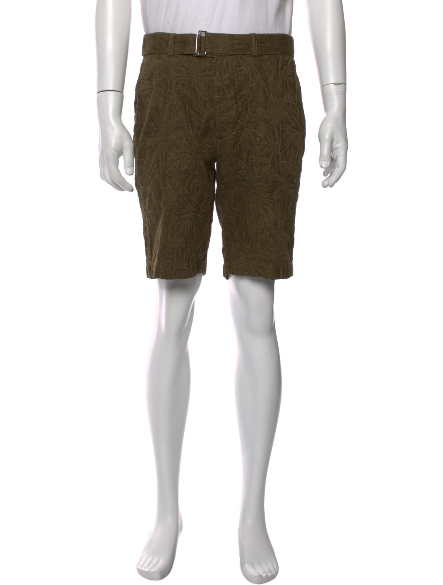 Officine Generale Flat Front Shorts