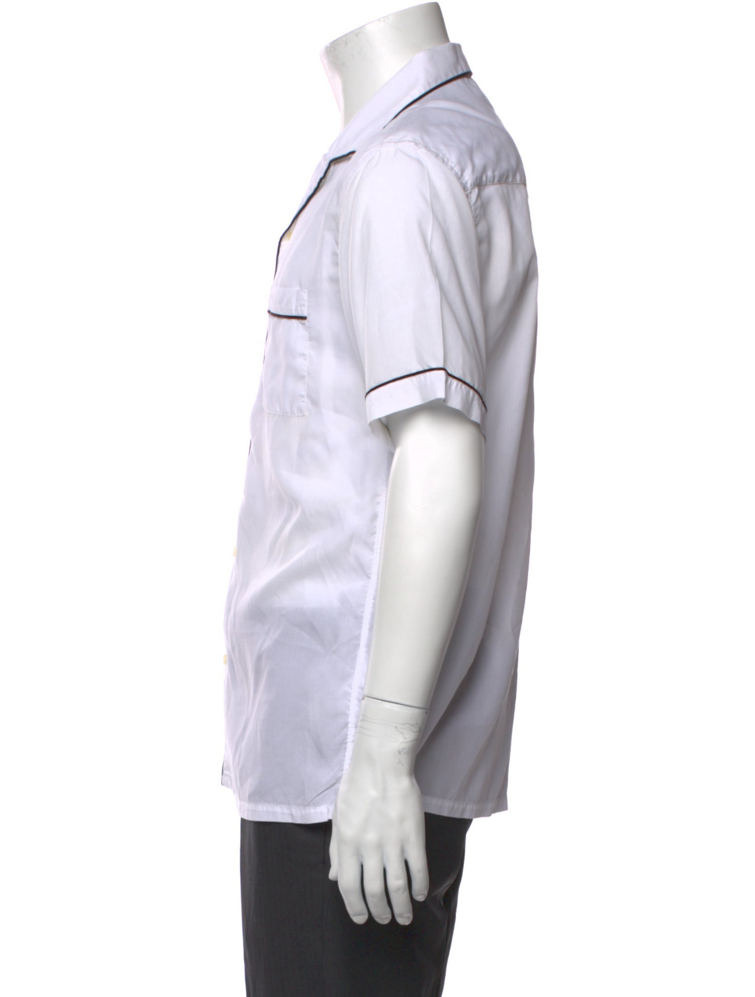 Officine Generale Striped Long Sleeve Dress Shirt