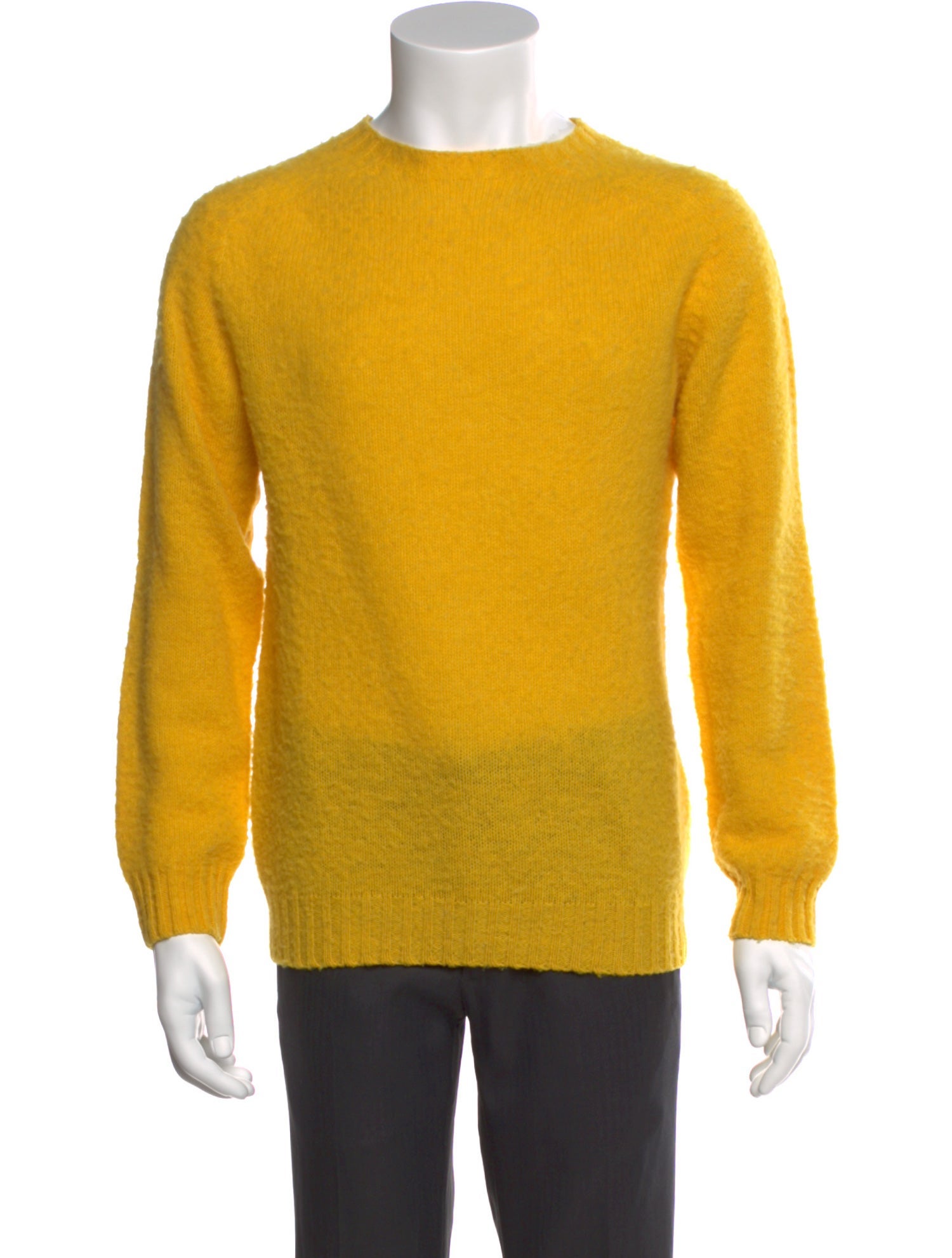 Officine Generale Crew Neck Long Sleeve Pullover