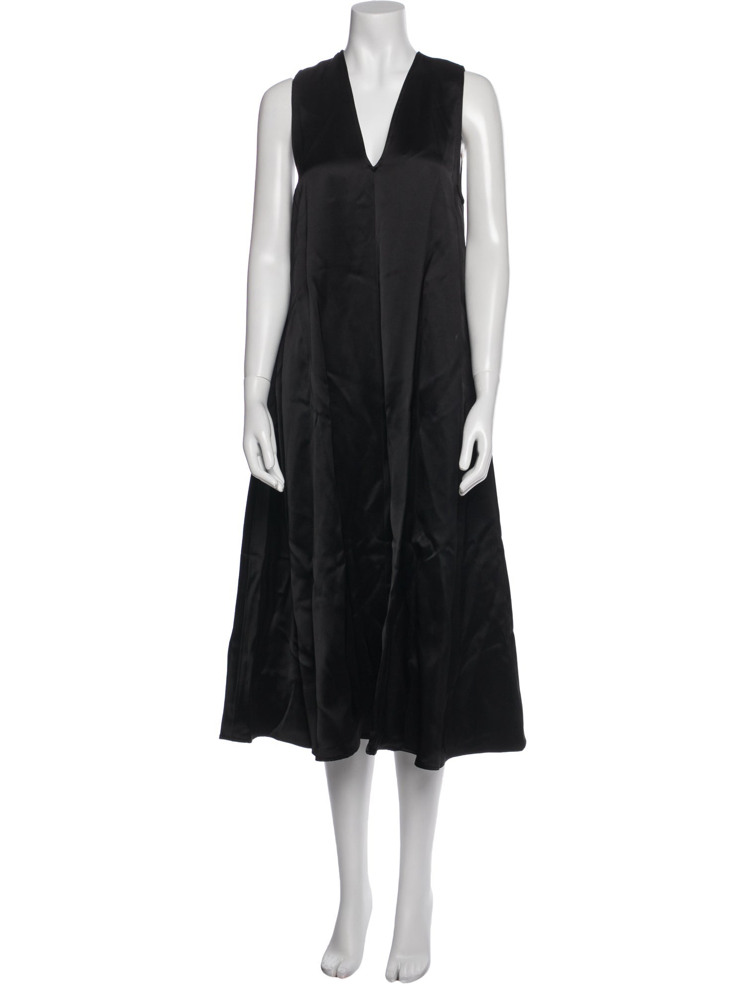 Officine Generale V-Neck Midi Length Dress w/ Tags