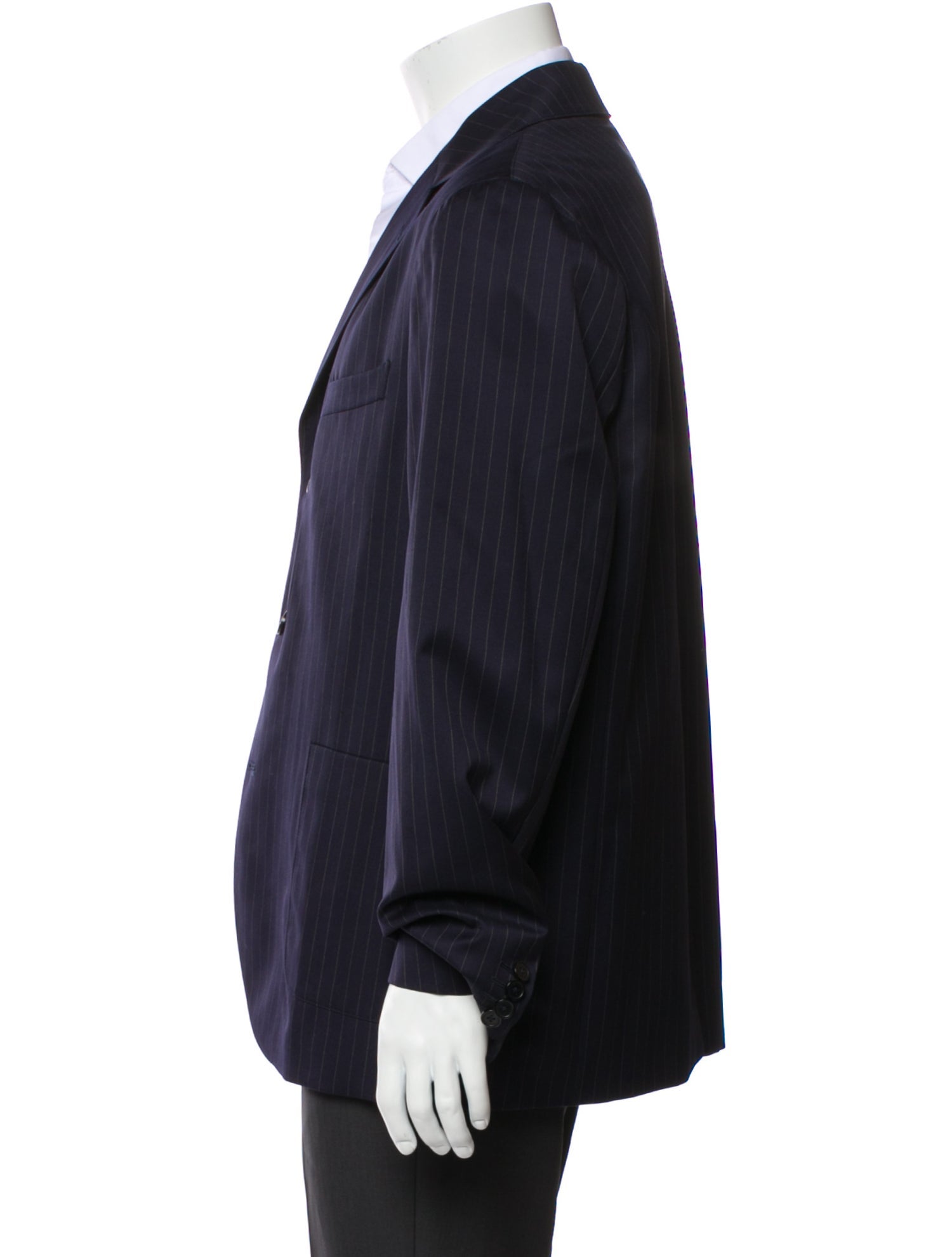 Officine Generale Officine Generale Mens Wool Pinstripe Blazer w/Tags