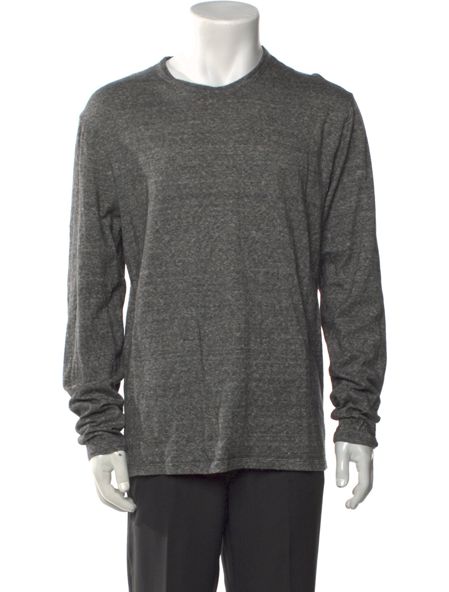 Officine Generale Crew Neck Long Sleeve T-Shirt
