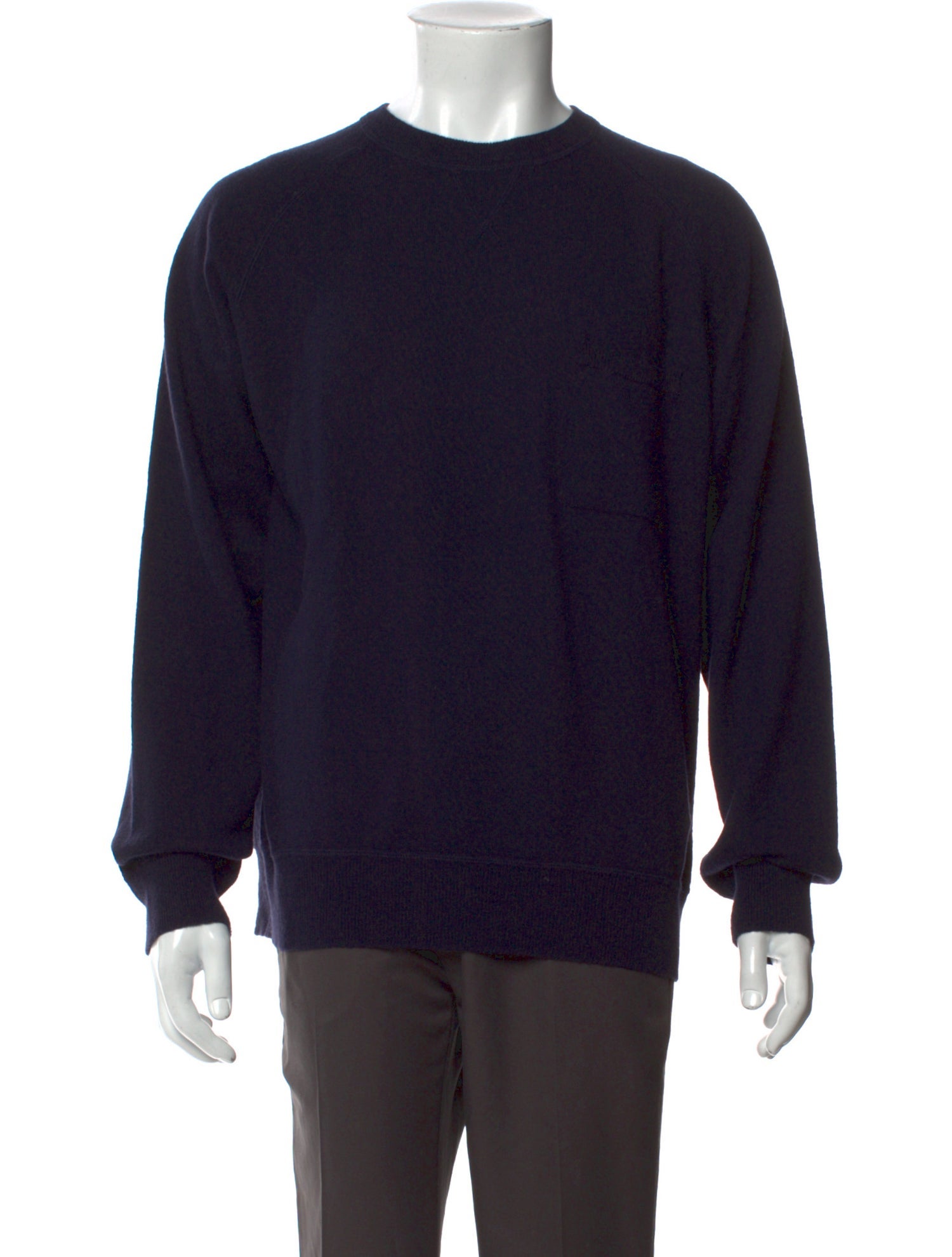 Officine Generale Merino Wool Crew Neck Pullover
