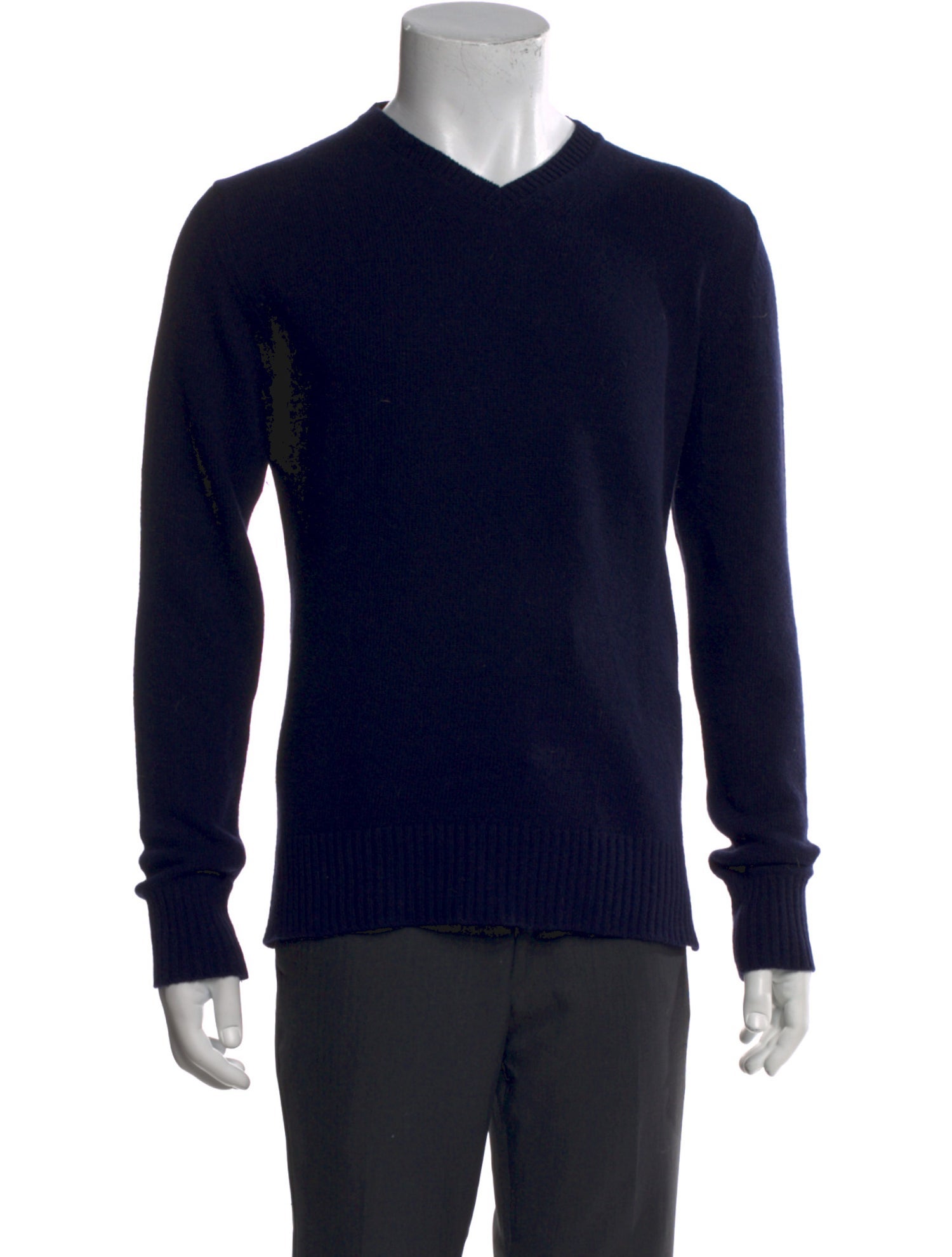 Officine Generale Cashmere V-Neck Pullover