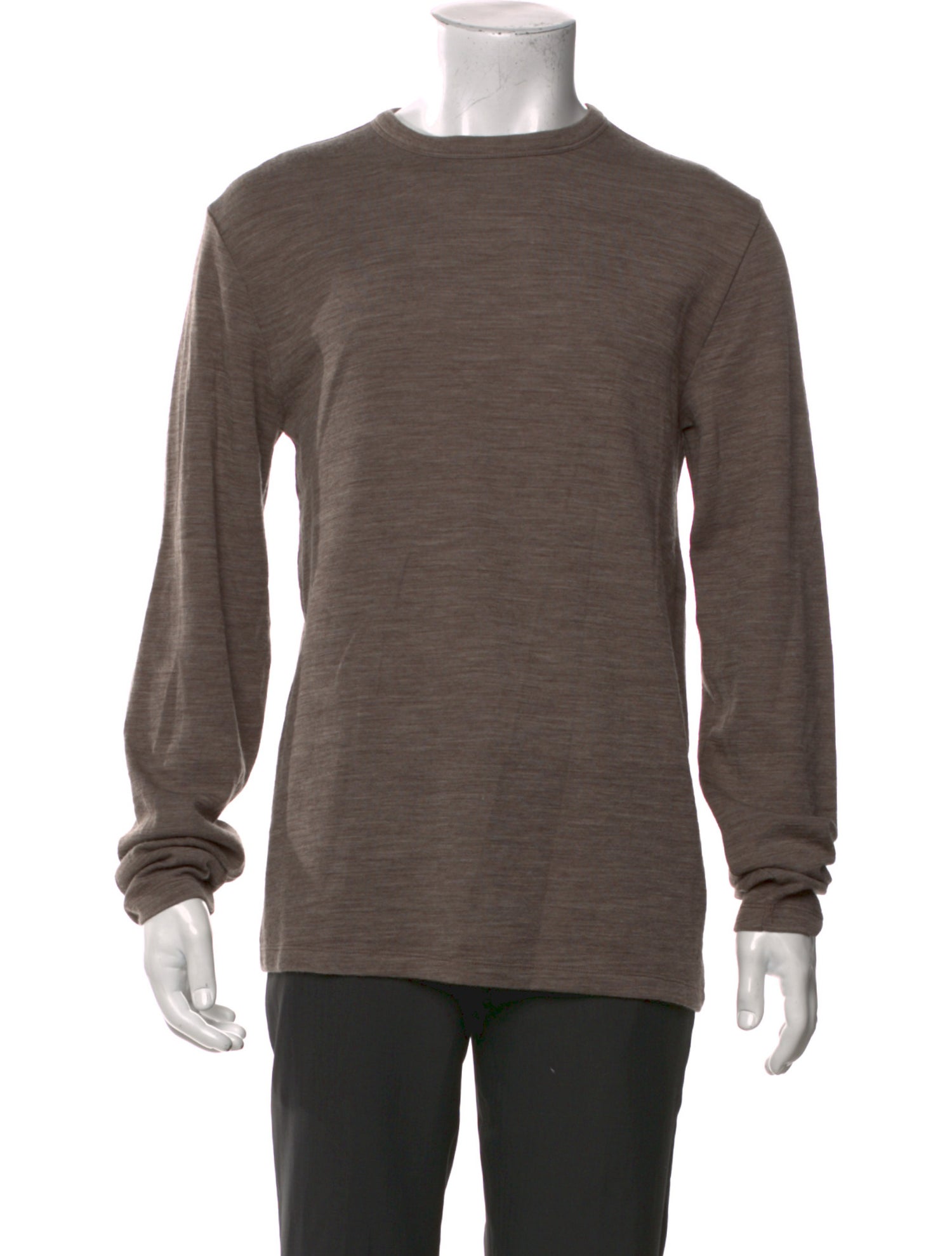 Officine Generale Wool Crew Neck T-Shirt