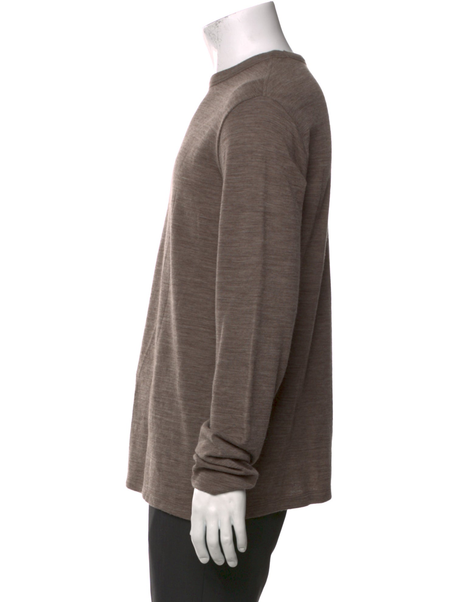 Officine Generale Wool Crew Neck T-Shirt