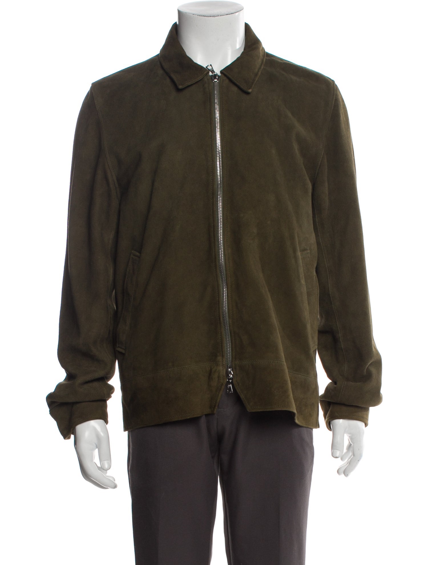 Officine Generale Suede Bomber Jacket