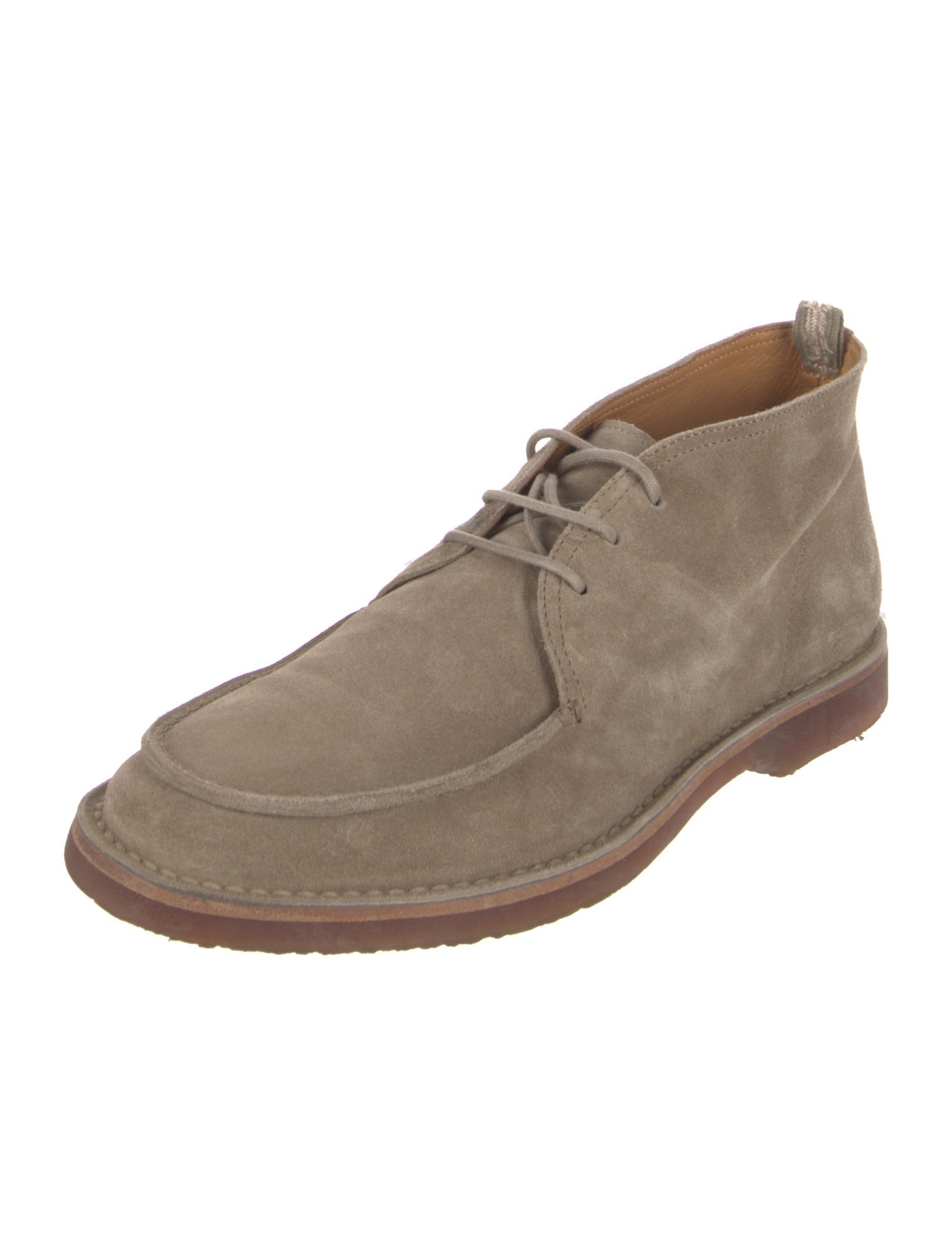 Officine Generale Suede Derby Shoes