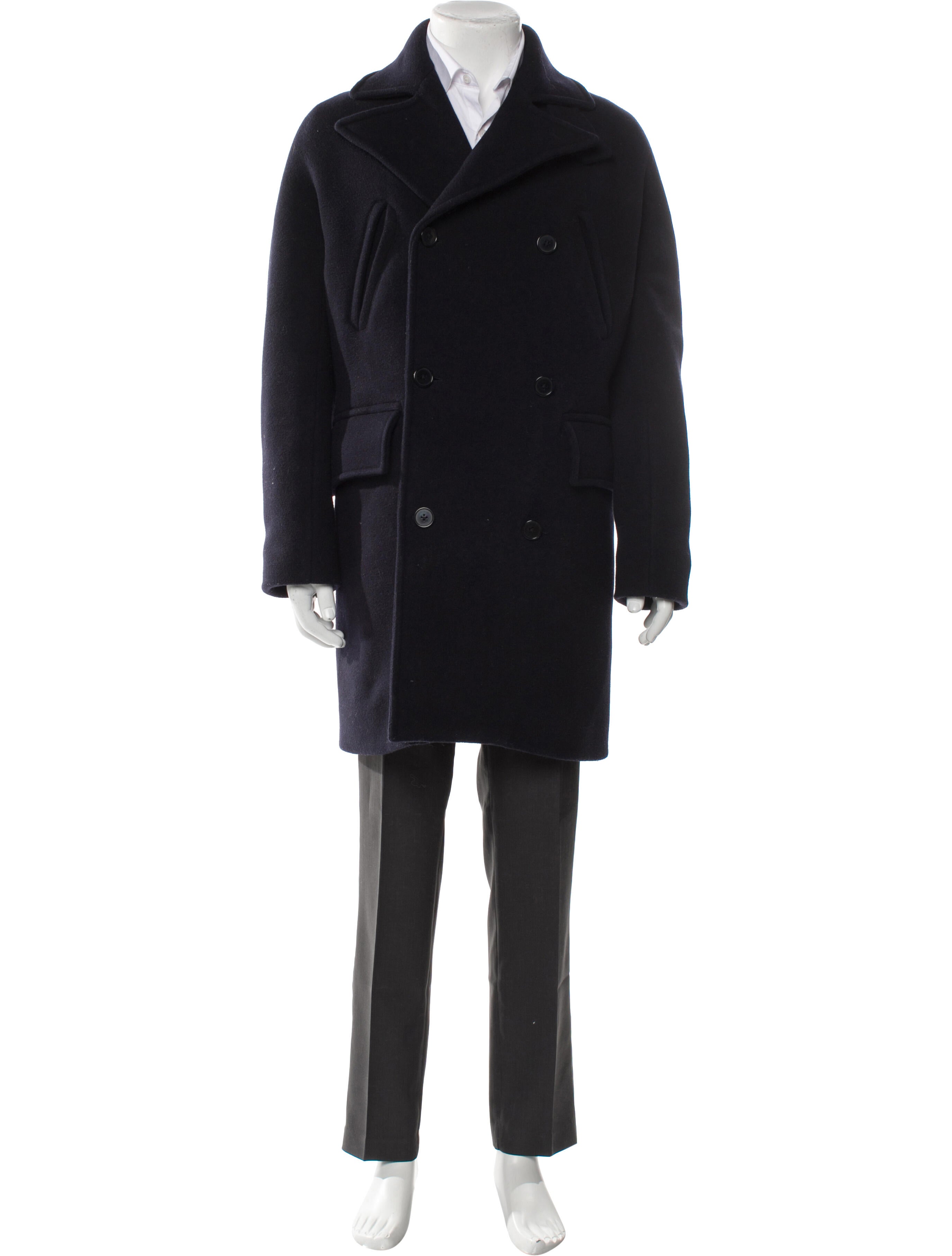 Officine Generale Virgin Wool Overcoat
