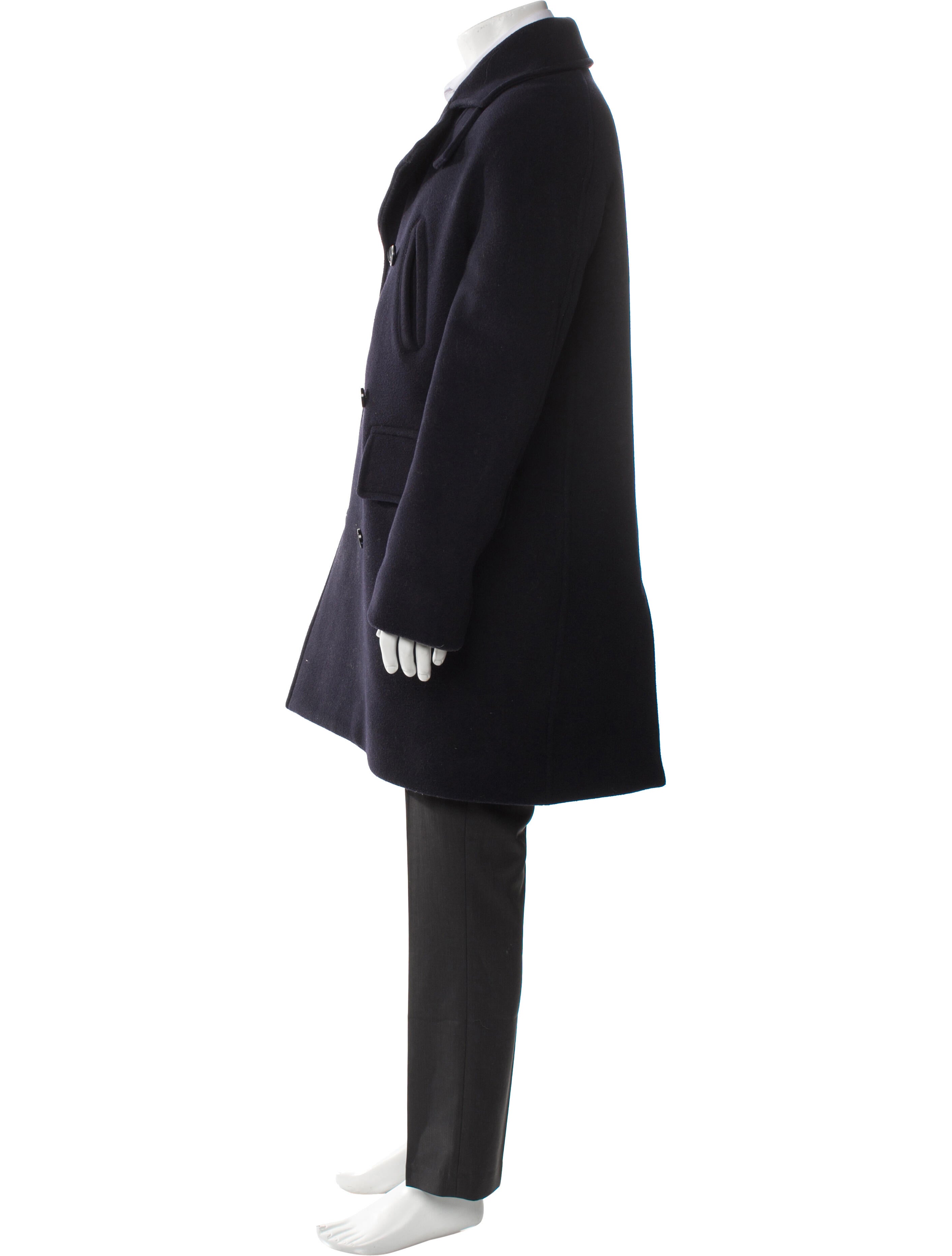 Officine Generale Virgin Wool Overcoat