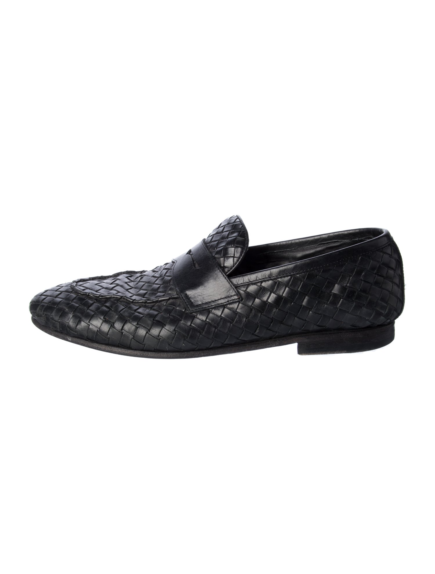 Officine Generale Leather Dress Loafers