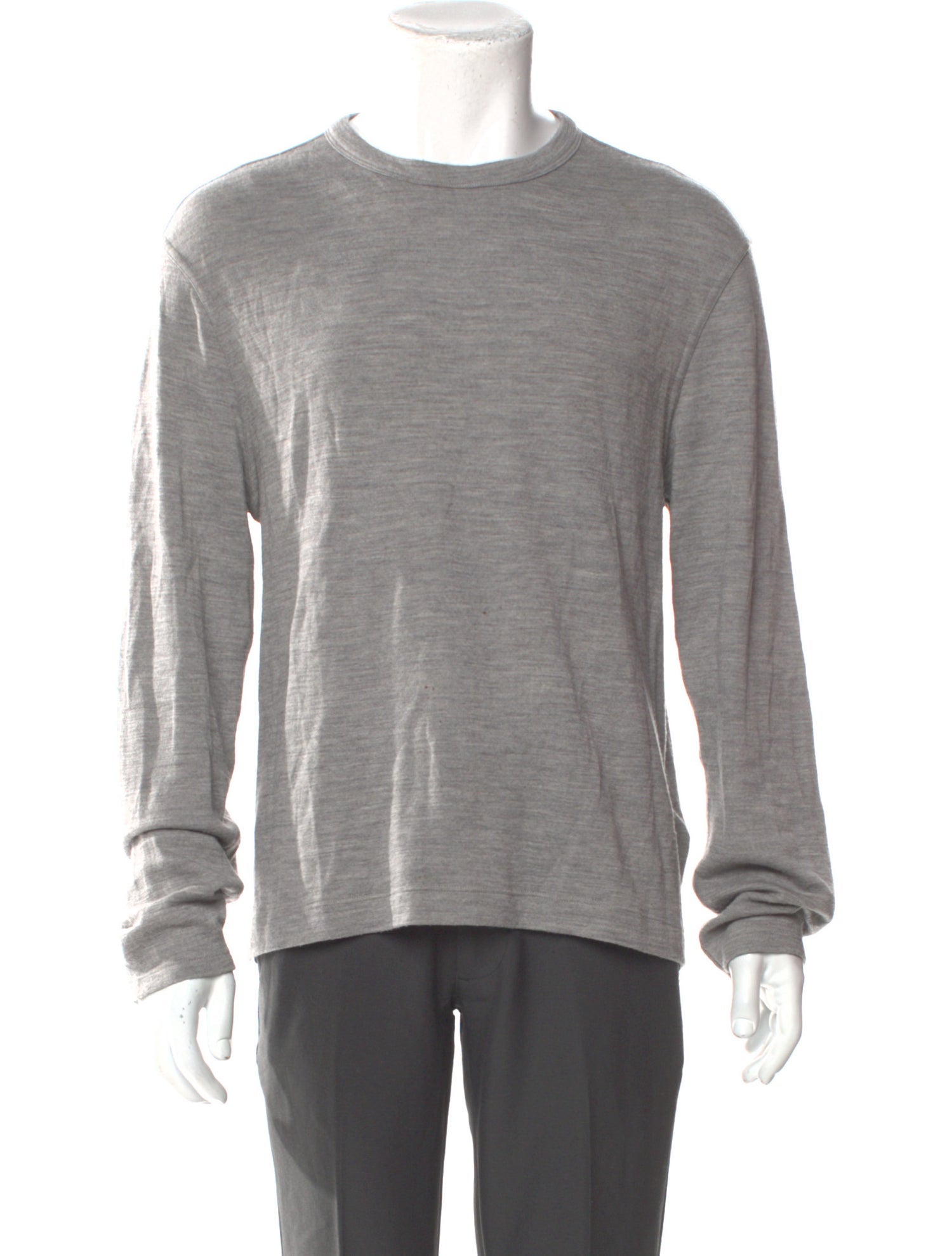 Officine Generale Wool Crew Neck Henley