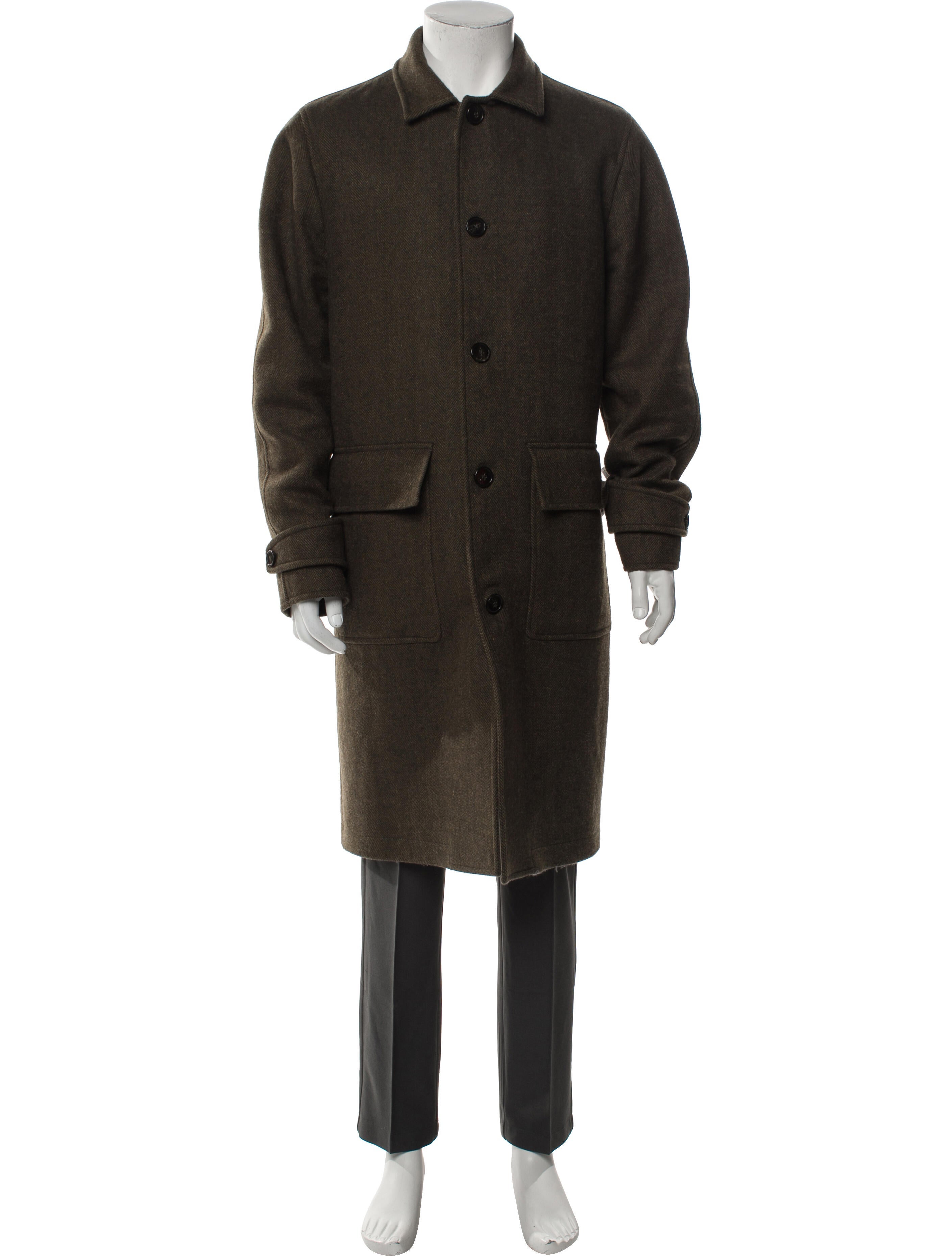 Officine Generale Wool Overcoat