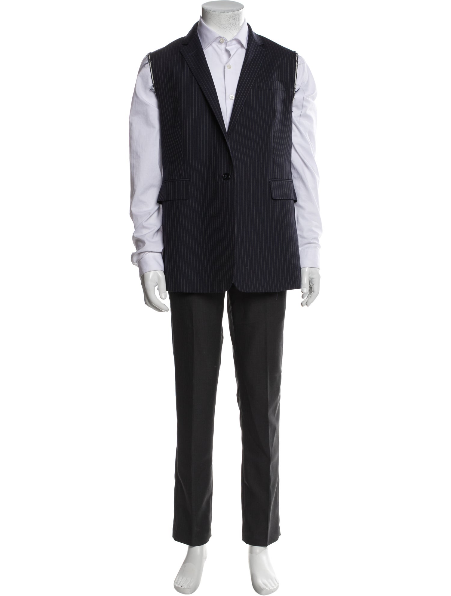 Officine Generale Wool Striped Vest