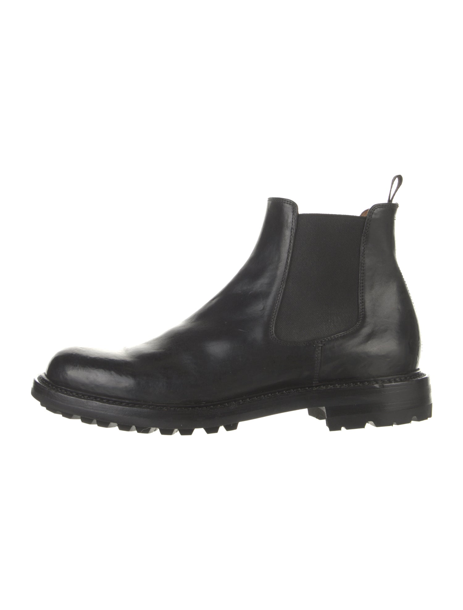 Officine Generale Leather Chelsea Boots