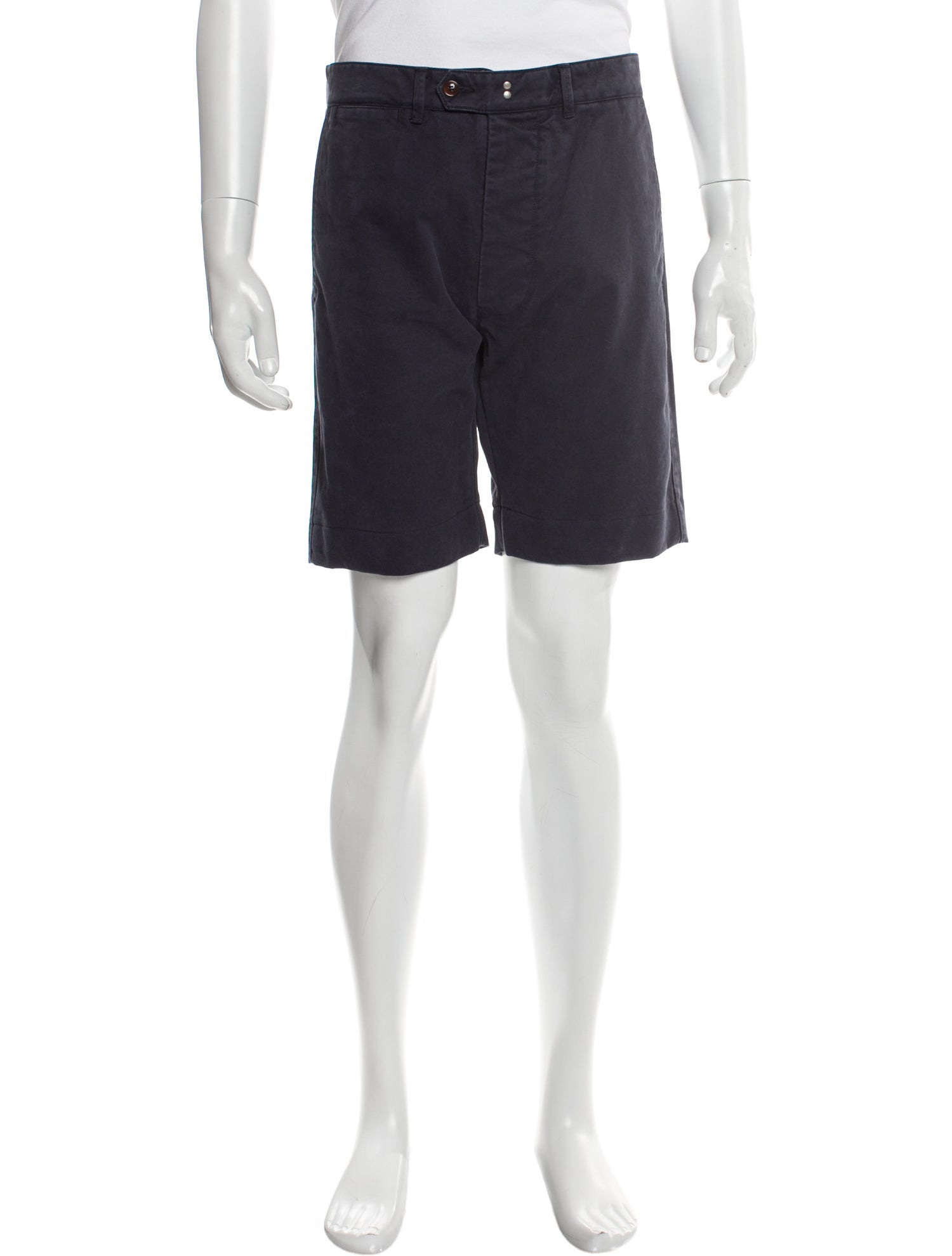 Officine Generale Flat Front Shorts