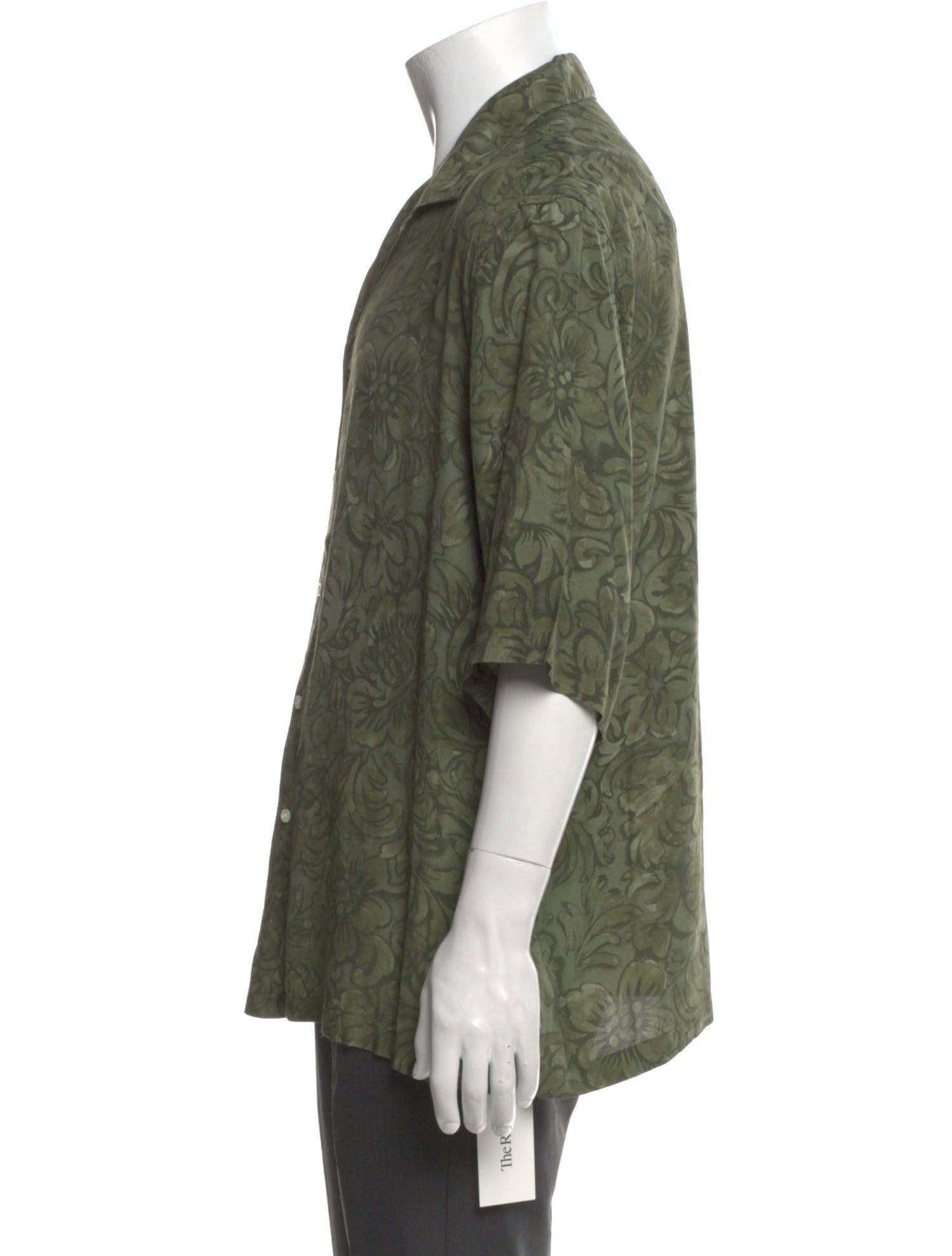 Officine Generale Printed Short Sleeve Shirt