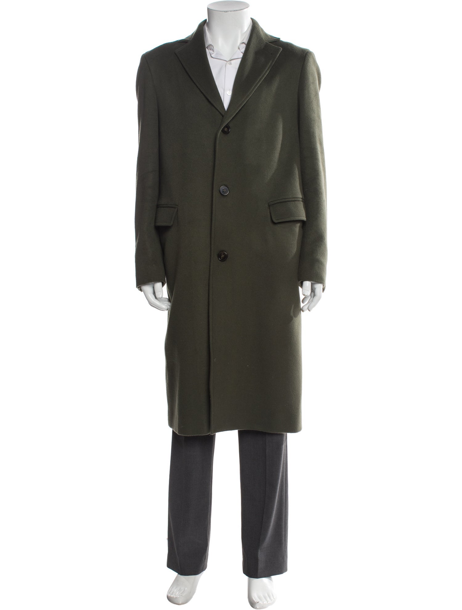 Officine Generale Virgin Wool Overcoat