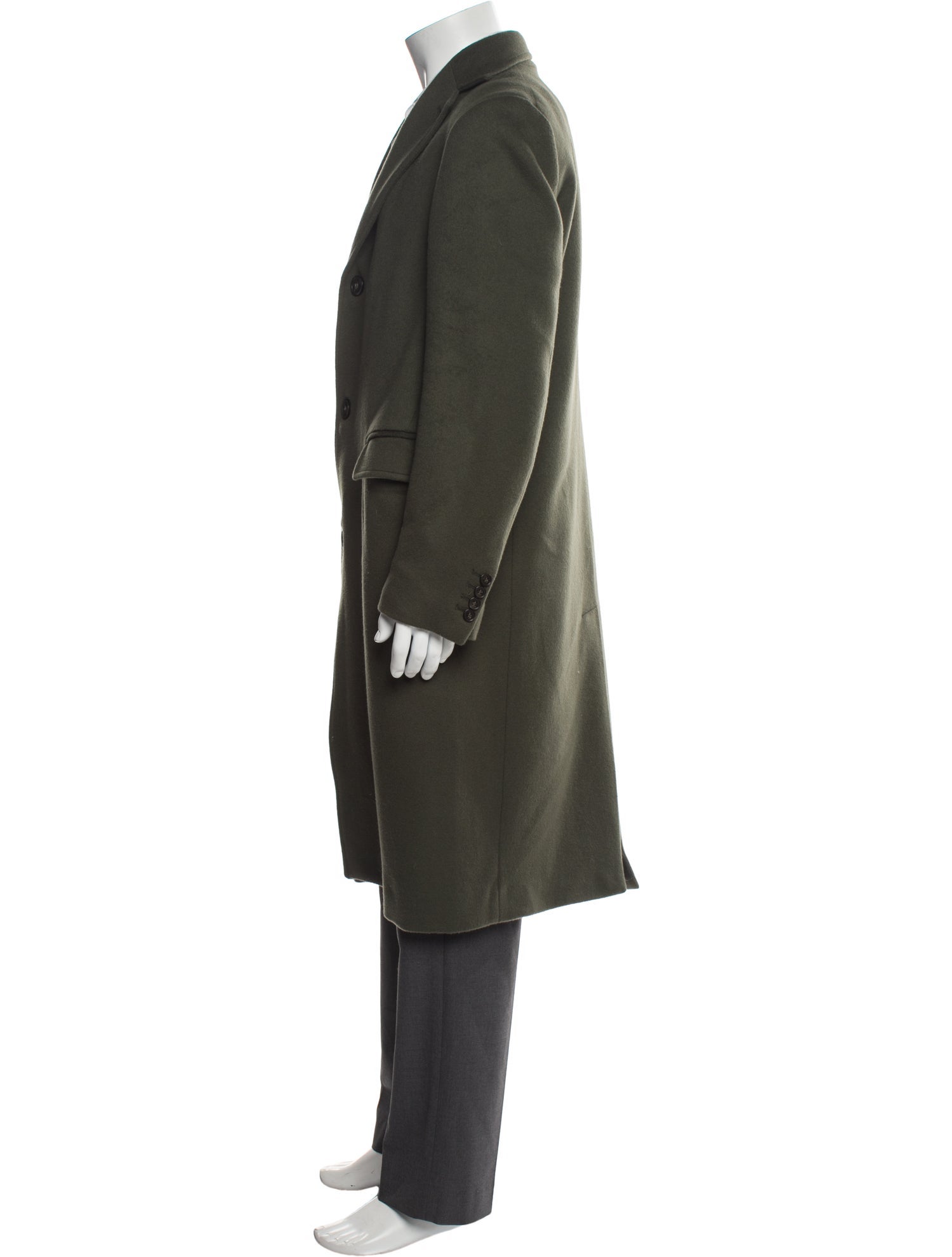 Officine Generale Virgin Wool Overcoat