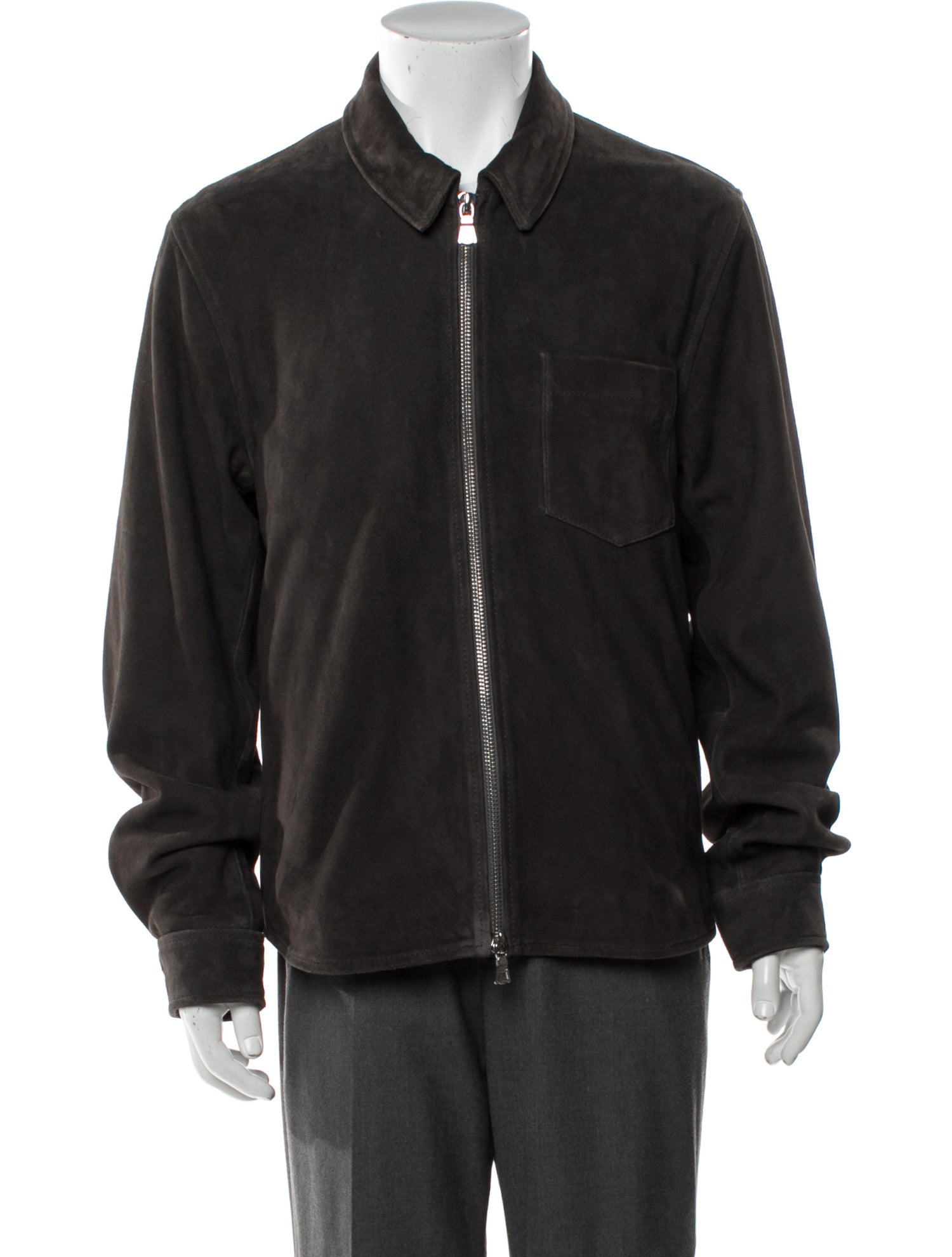 Officine Generale Suede Bomber Jacket