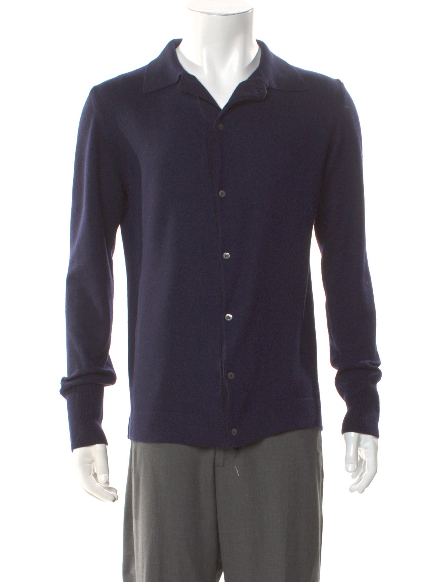 Officine Generale Merino Wool V-Neck Cardigan