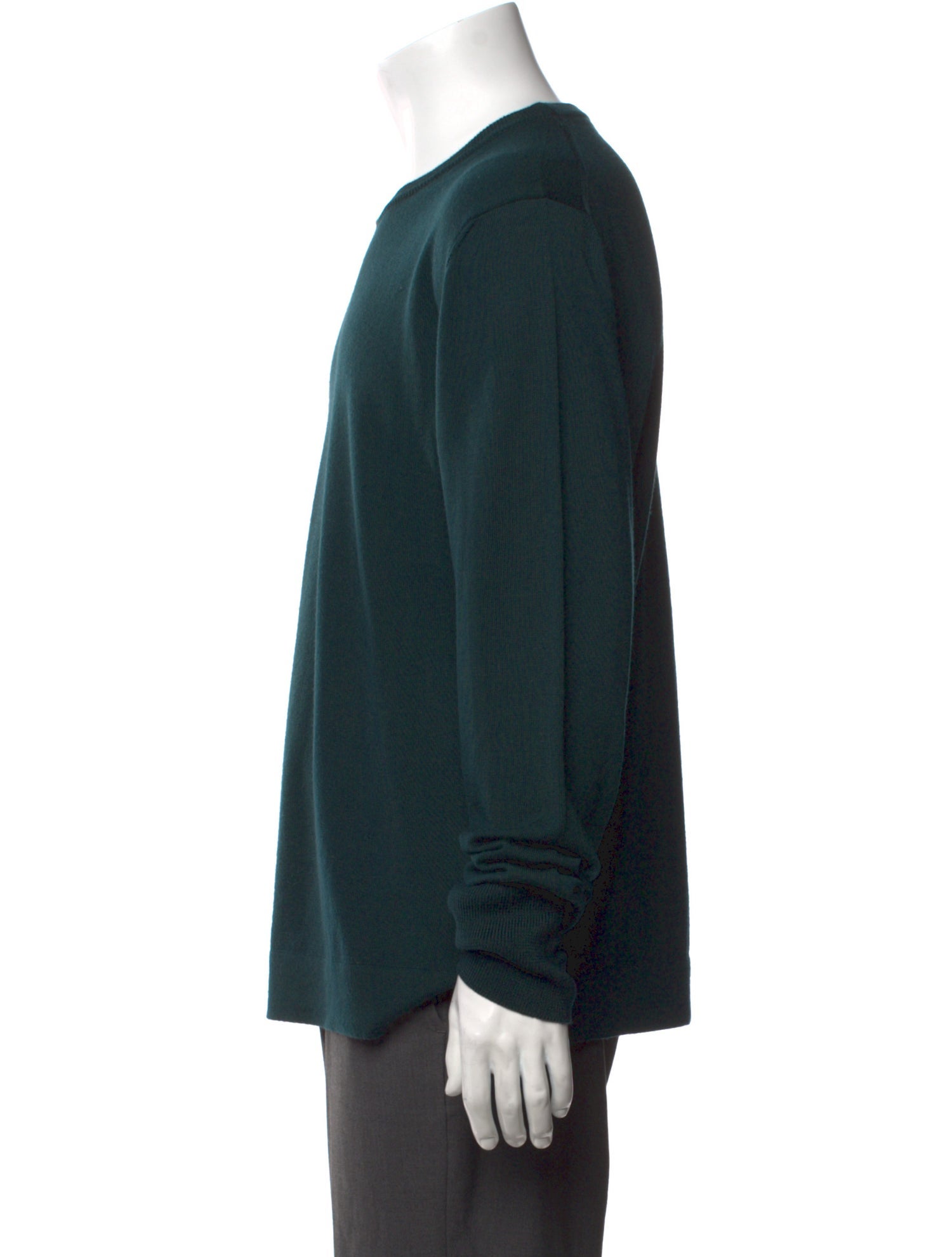 Officine Generale Virgin Wool Crew Neck Pullover