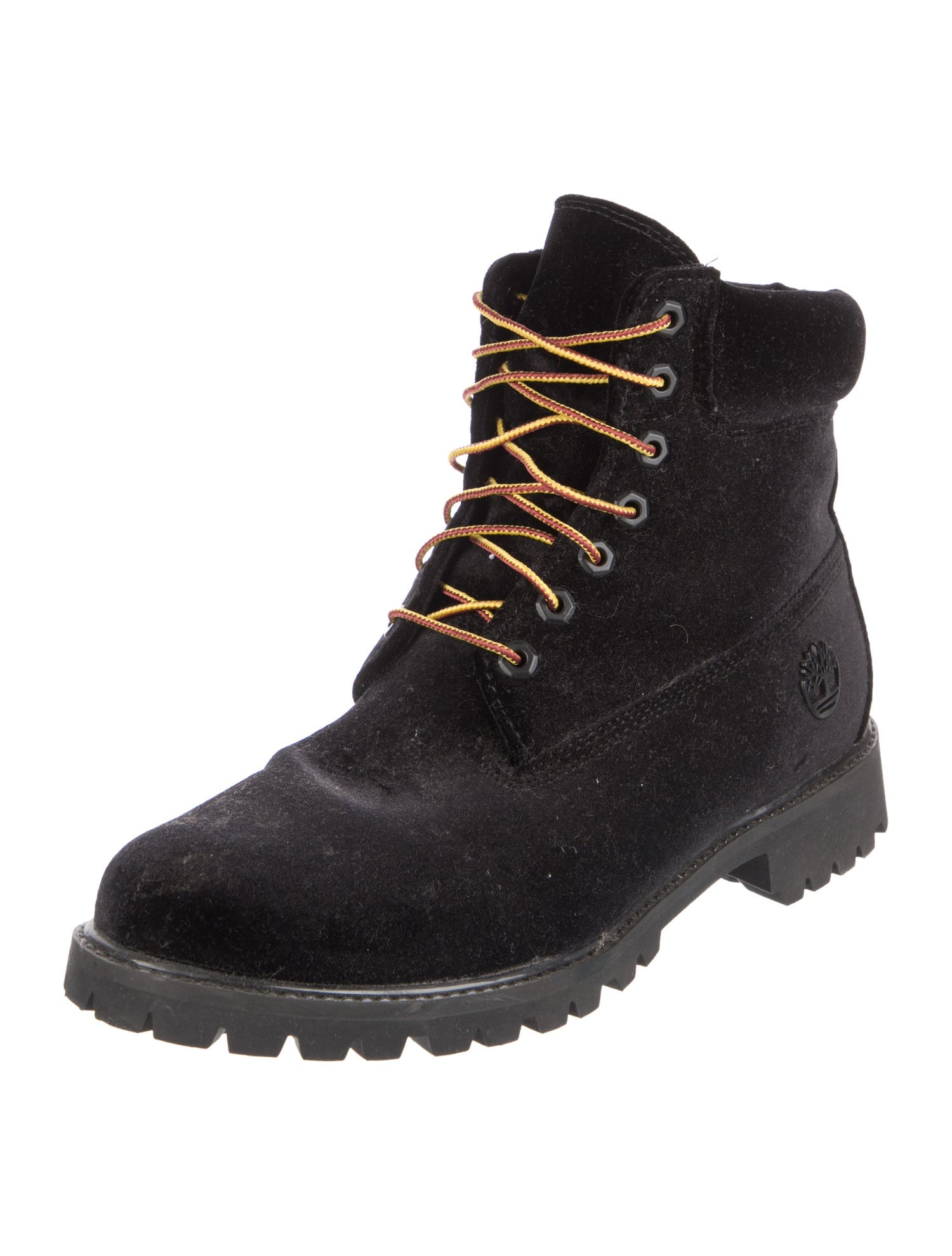 Off-White x Timberland Velvet Hiking Boots