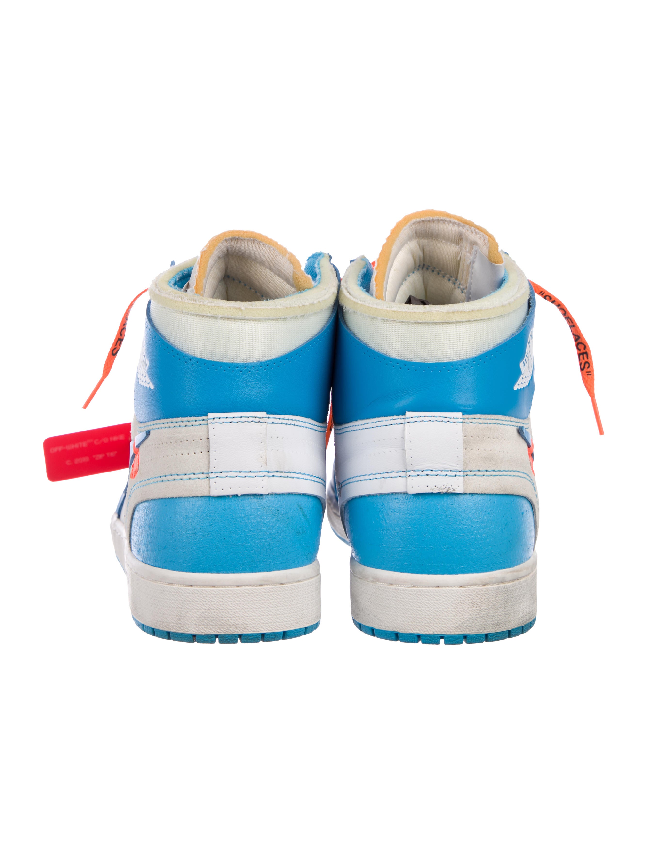Off-White x Nike Jordan 1 Retro High UNC Sneakers