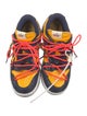 Off-White x Nike Dunk Low University Gold Midnight Navy Sneakers