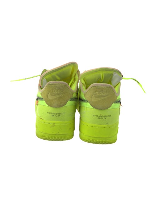 Off-White x Nike Air Force 1 Low 'Volt' Sneakers