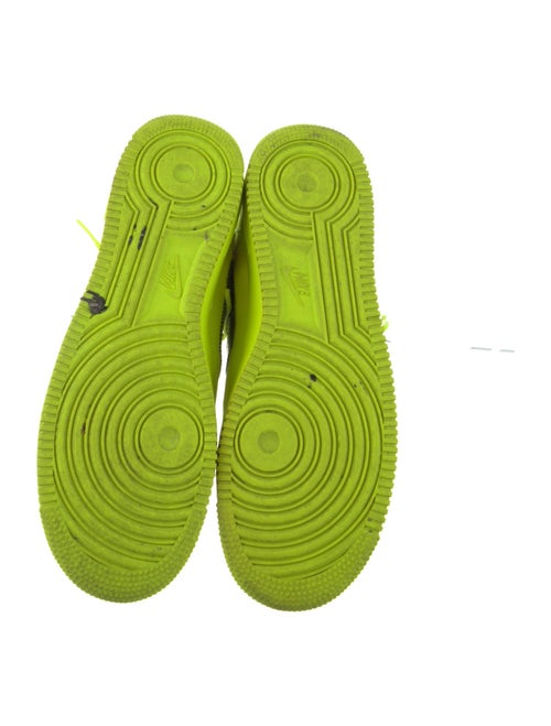 Off-White x Nike Air Force 1 Low 'Volt' Sneakers
