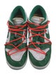 Off-White x Nike Dunk Low 'Pine Green' Sneakers