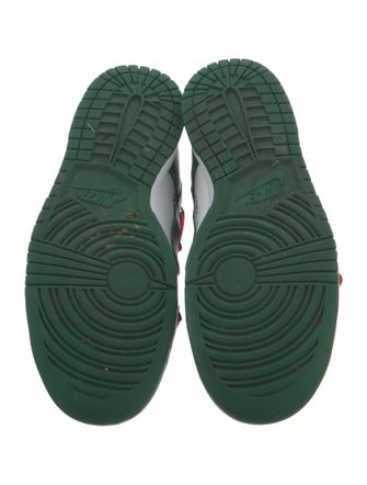 Off-White x Nike Dunk Low 'Pine Green' Sneakers