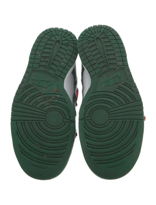 Off-White x Nike Dunk Low 'Pine Green' Sneakers